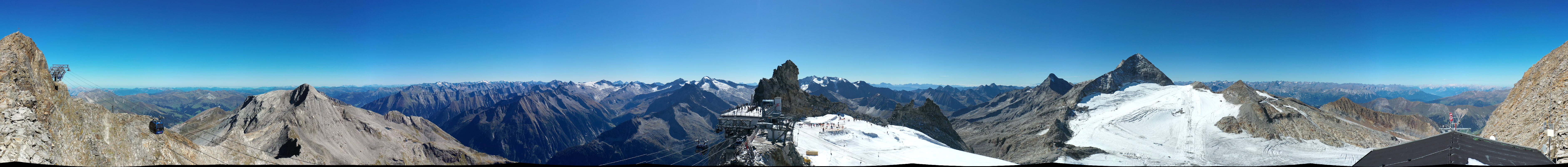 Gletscherwelt Zillertal 3000 webcam — Sommerbergalm 360°