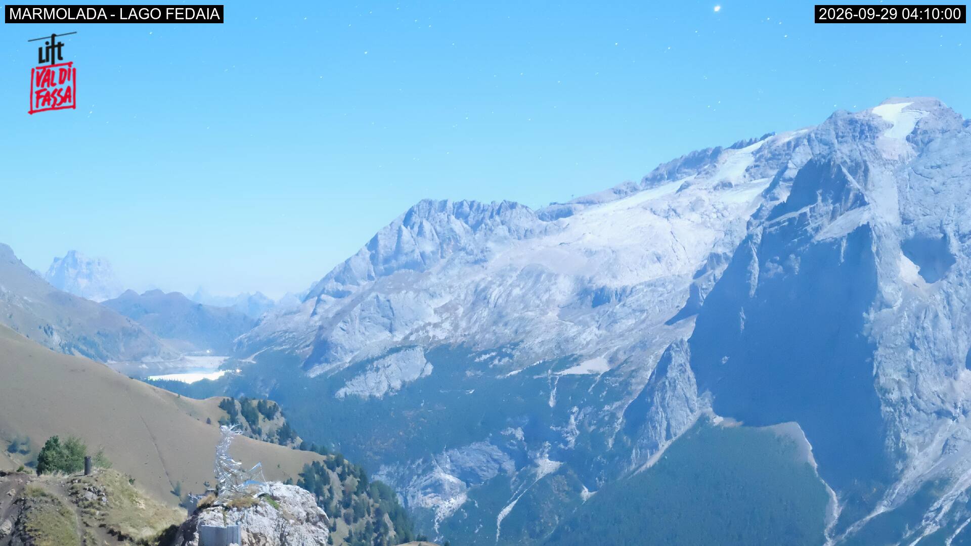 Marmolada e Gran Vernelvista dal Belvedere