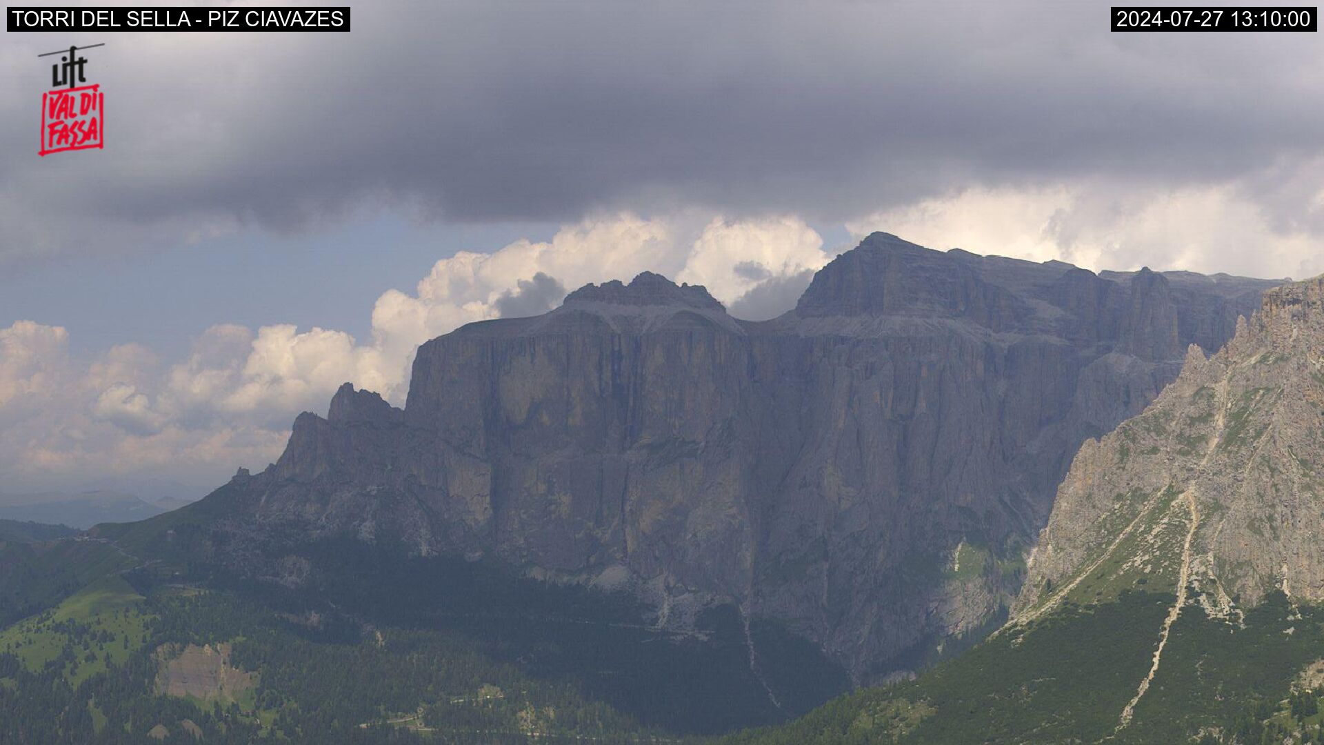 Webcam a Campitello di Fassa - Trentino