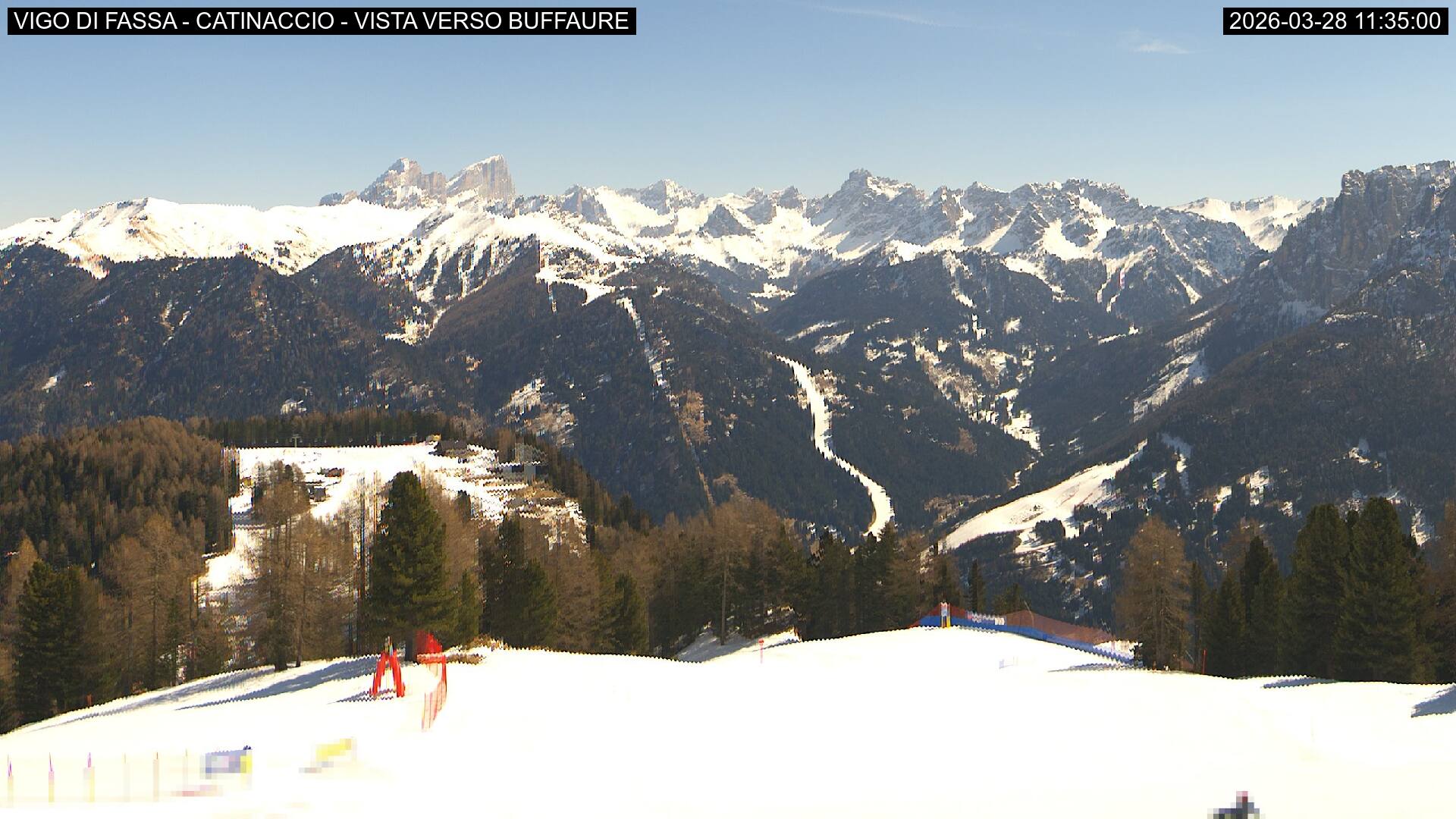 Webcam a Vigo di Fassa - Trentino