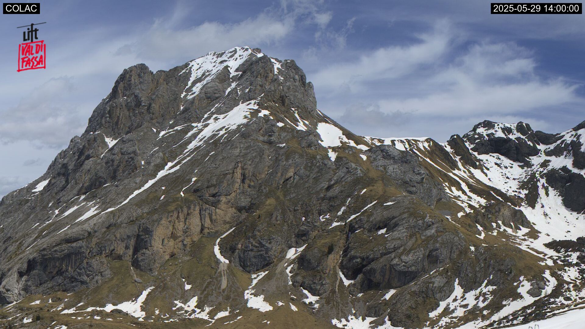 immagine della webcam nei dintorni di Corvara in Badia: webcam Ciampac Alba