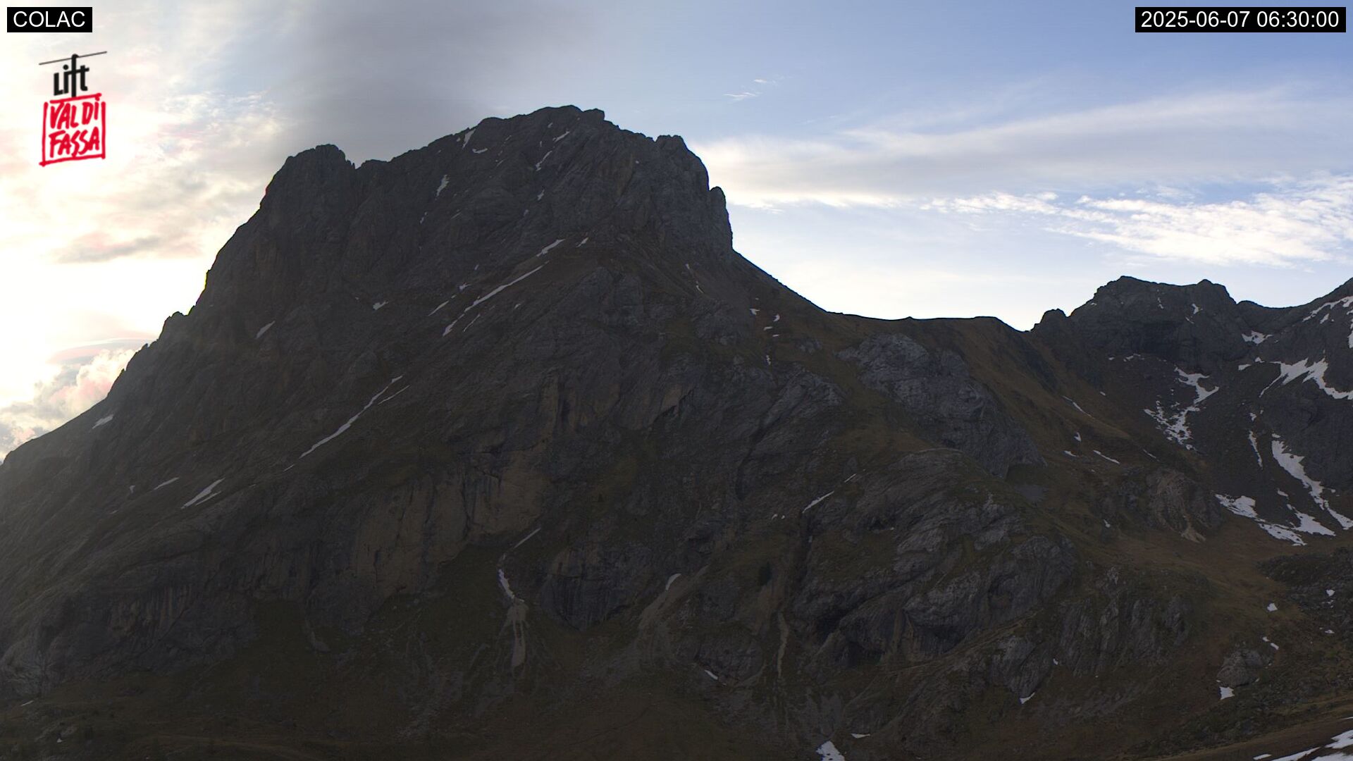 immagine della webcam nei dintorni di Vigo di Fassa: webcam Cima Portavescovo