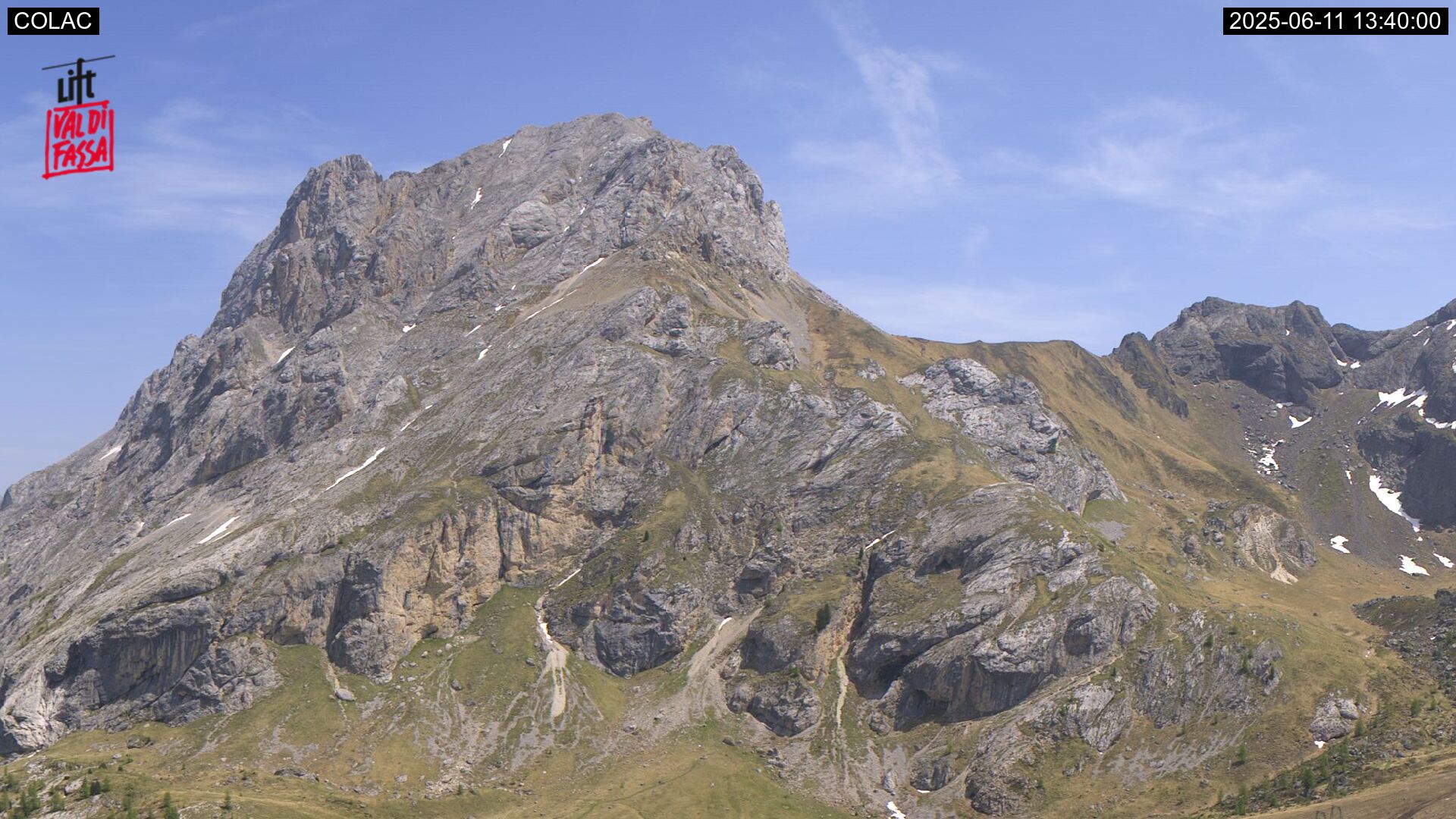 immagine della webcam nei dintorni di Canale d'Agordo: webcam Penia di Canazei