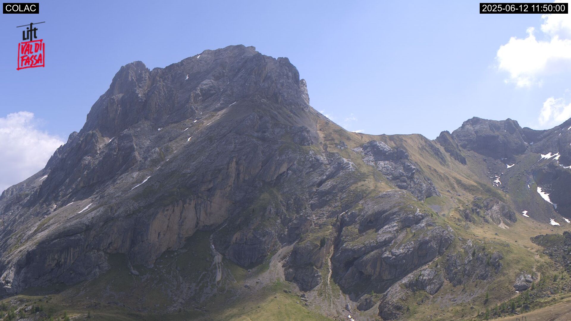 immagine della webcam nei dintorni di Canale d'Agordo: webcam Penia di Canazei