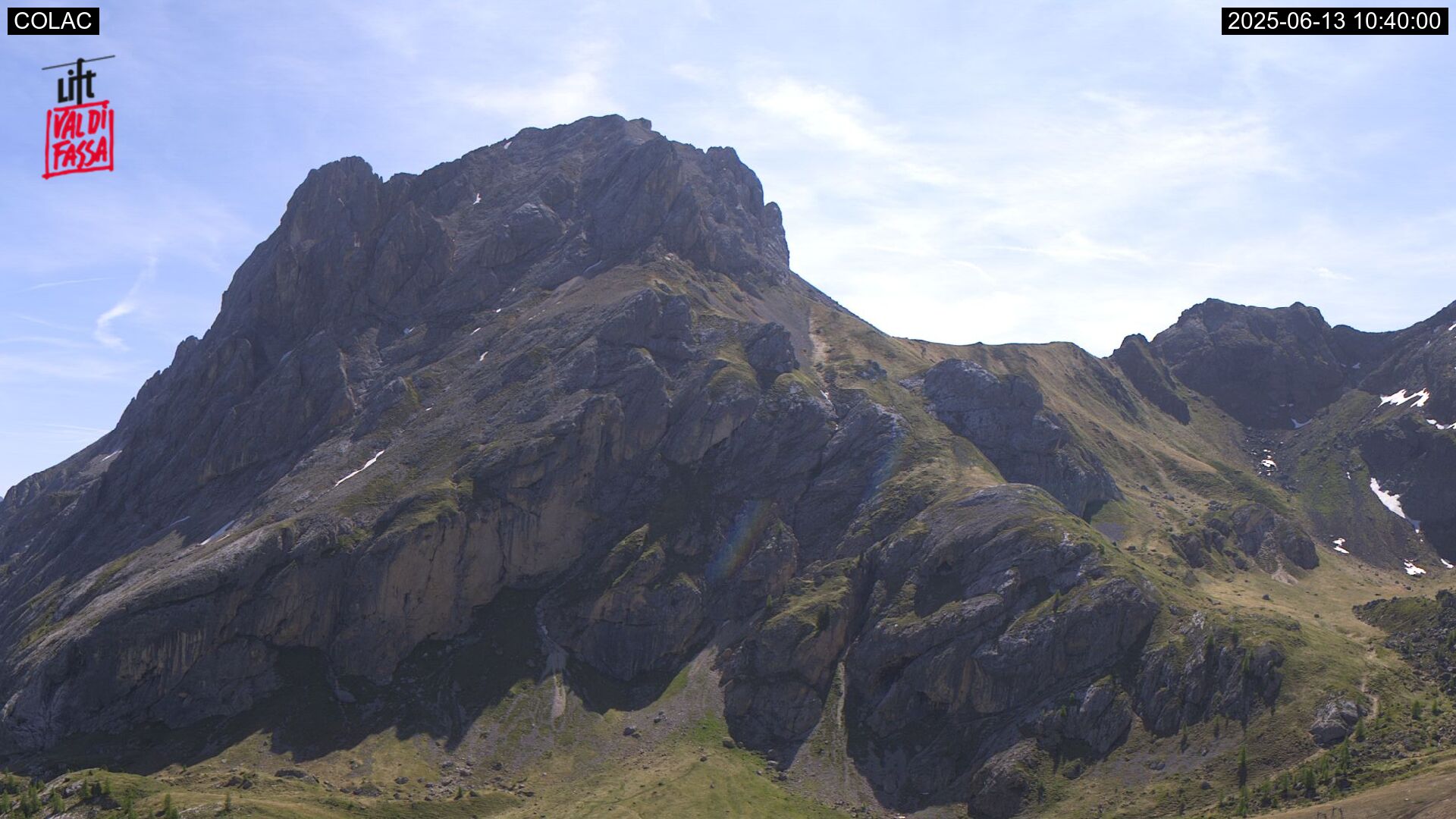 immagine della webcam nei dintorni di Vigo di Fassa: webcam Cima Portavescovo