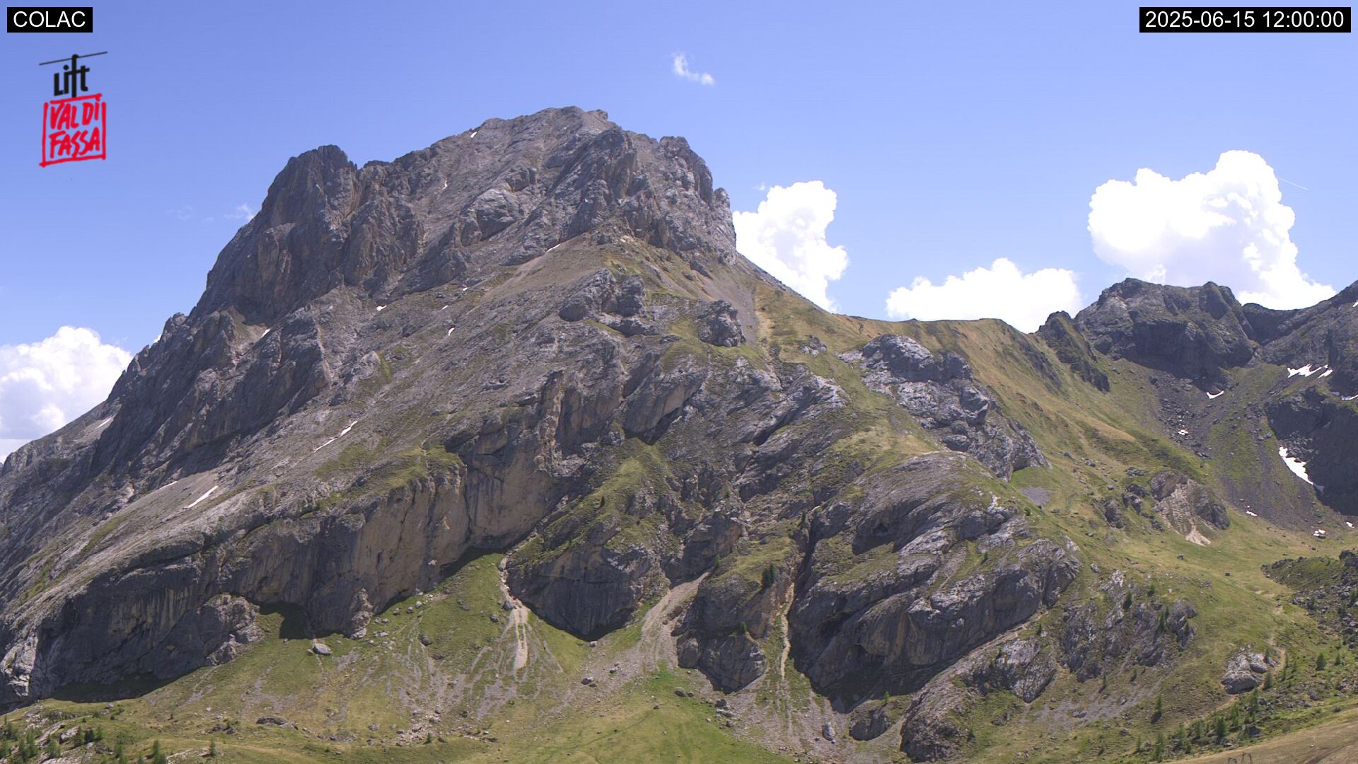 immagine della webcam nei dintorni di Canale d'Agordo: webcam Penia di Canazei