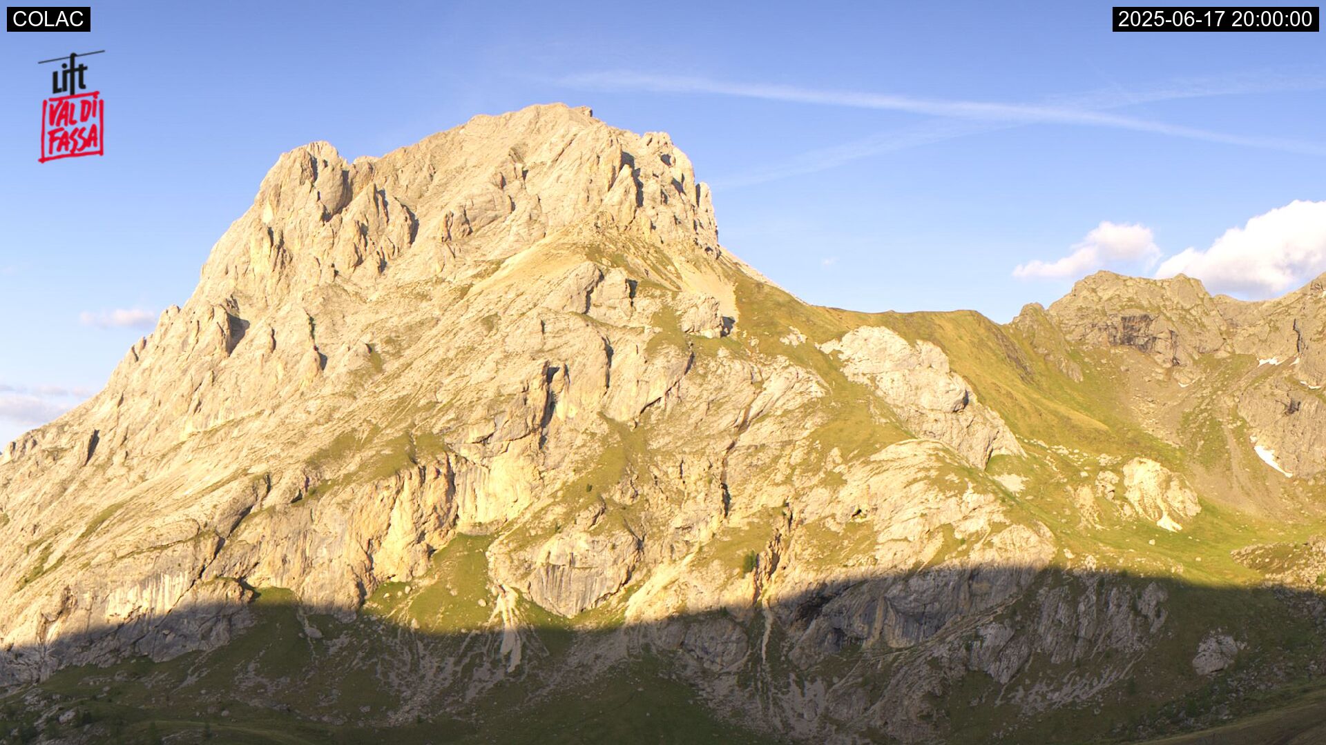 immagine della webcam nei dintorni di Falcade: webcam Penia di Canazei