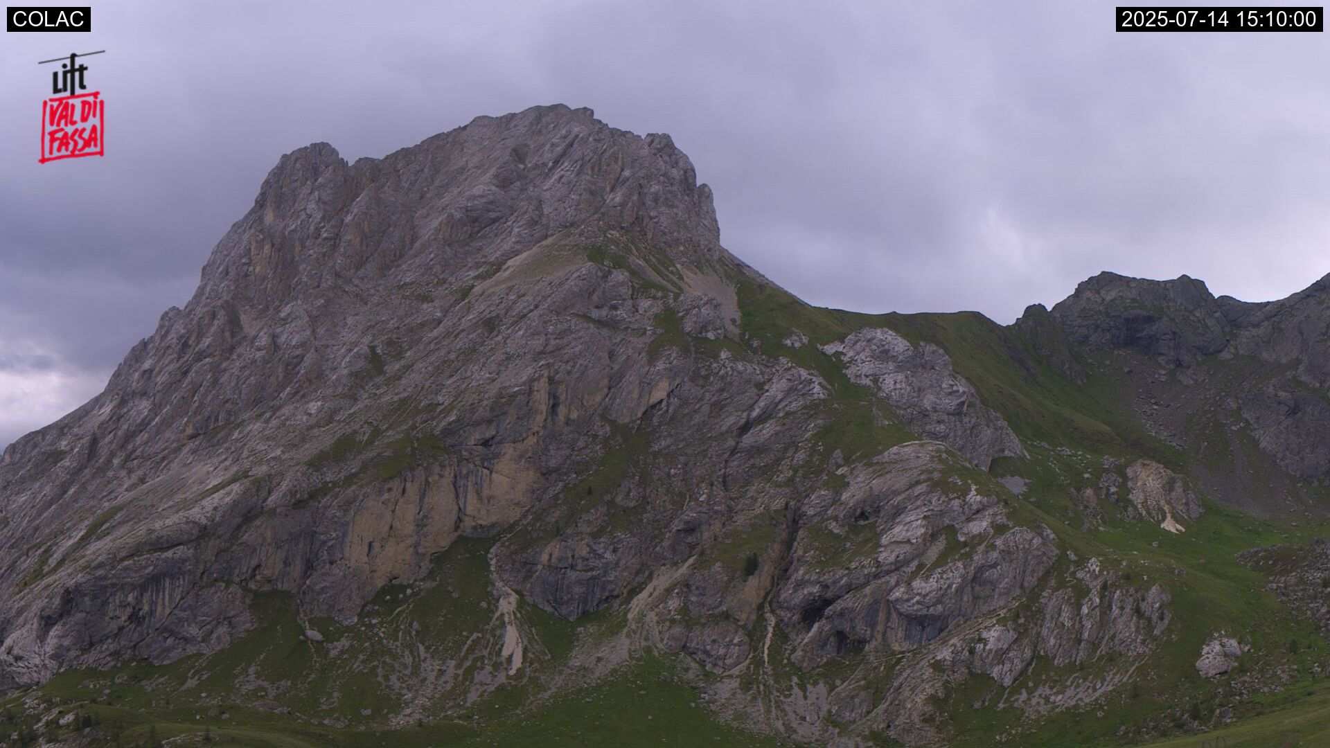 immagine della webcam nei dintorni di Pozza di Fassa: webcam Cima Portavescovo