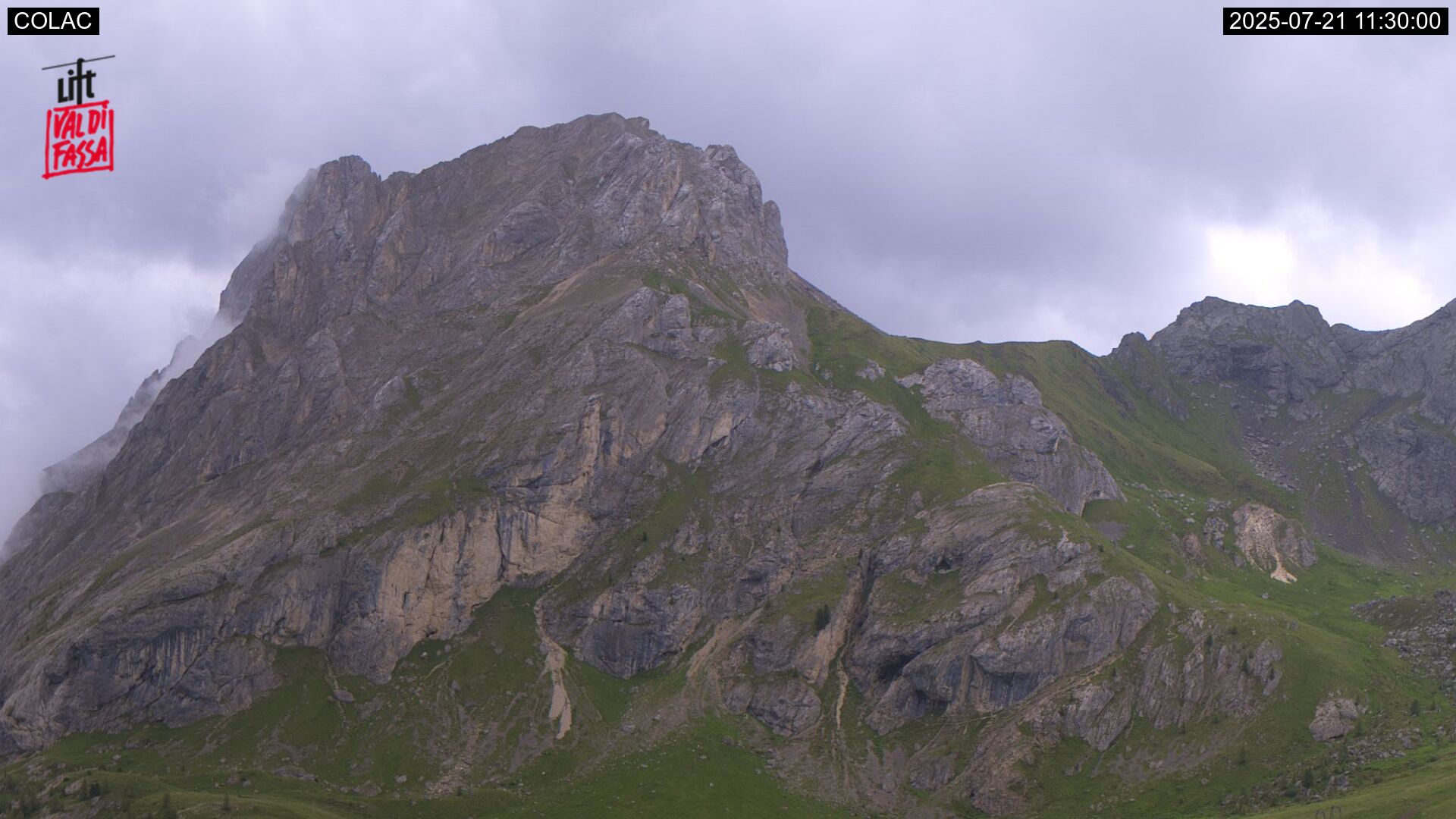 immagine della webcam nei dintorni di Alba di Canazei: webcam Ciampac Alba