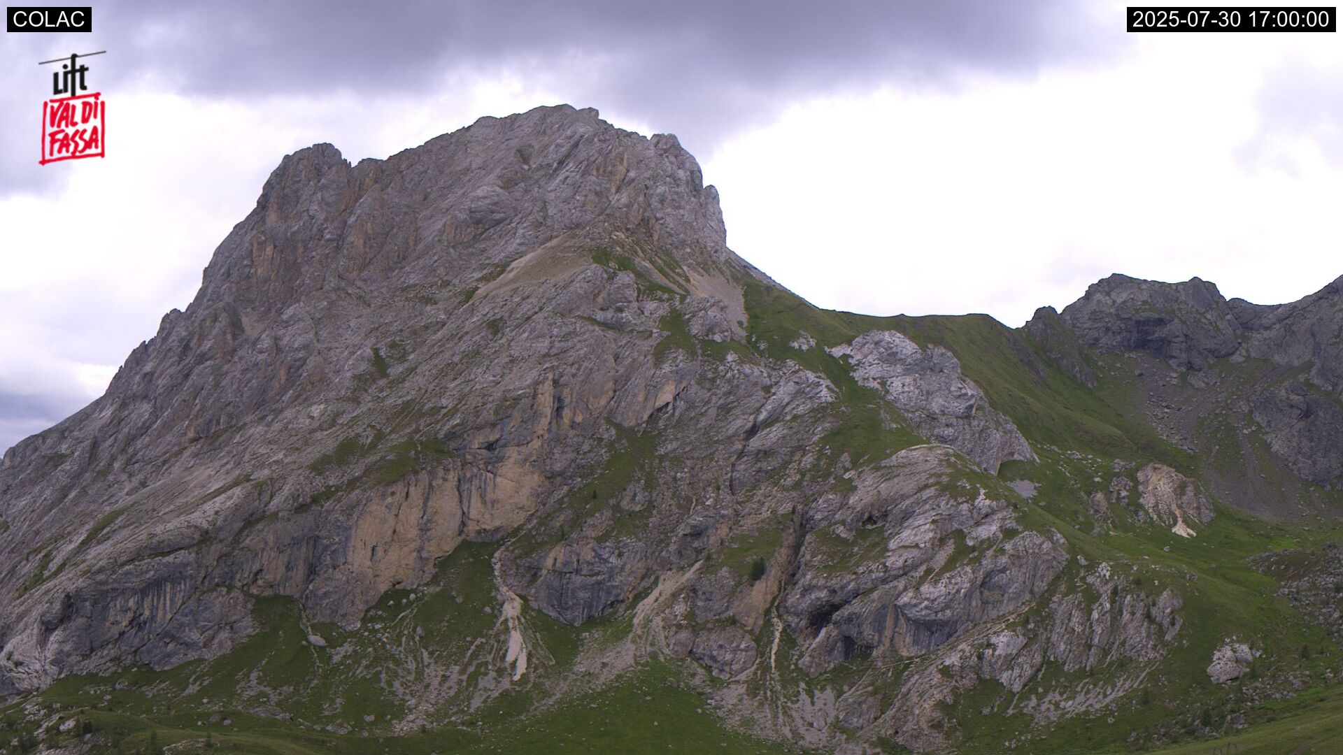 immagine della webcam nei dintorni di Vigo di Fassa: webcam Cima Portavescovo