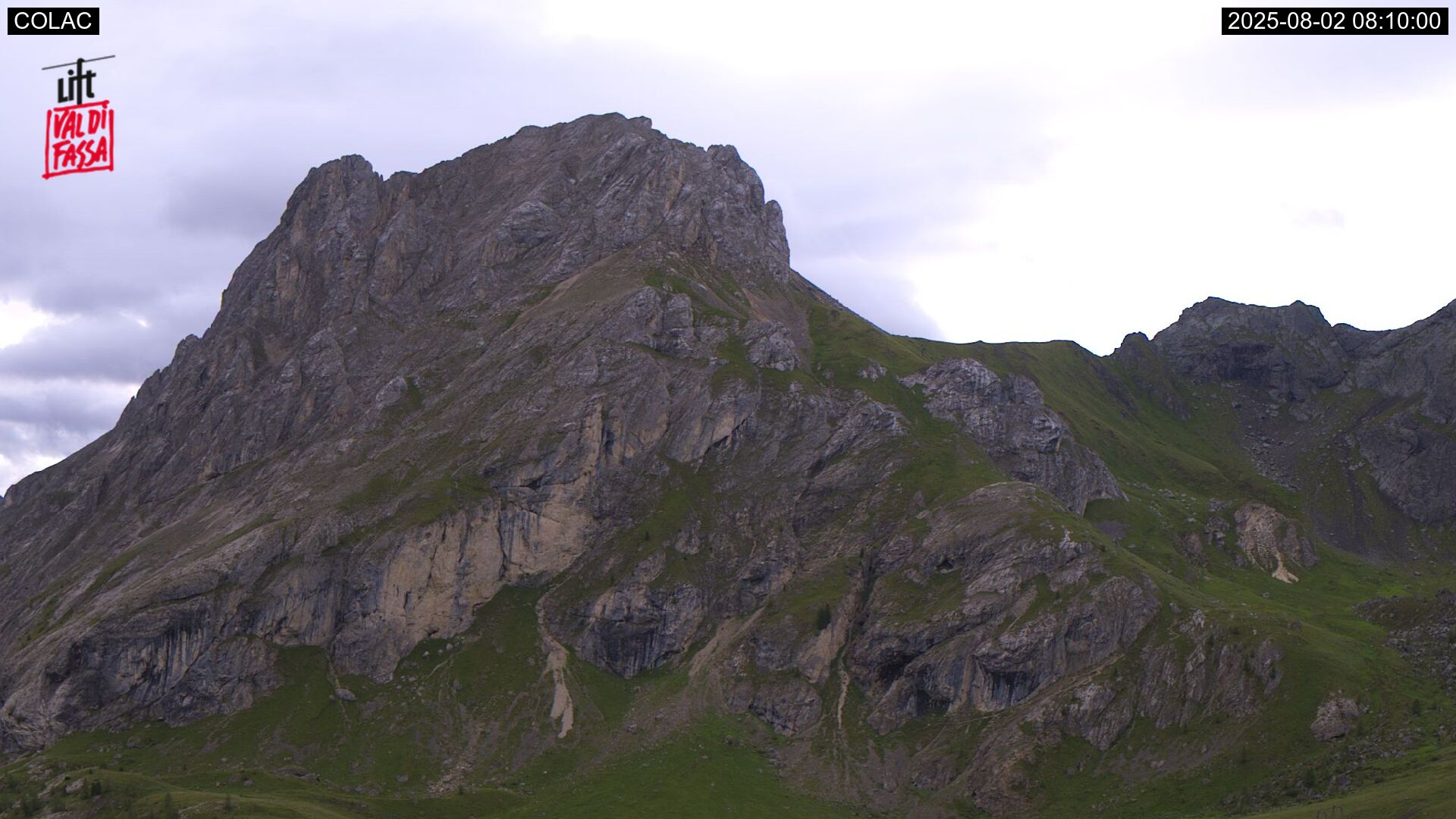 immagine della webcam nei dintorni di Soraga di Fassa: webcam Cima Portavescovo