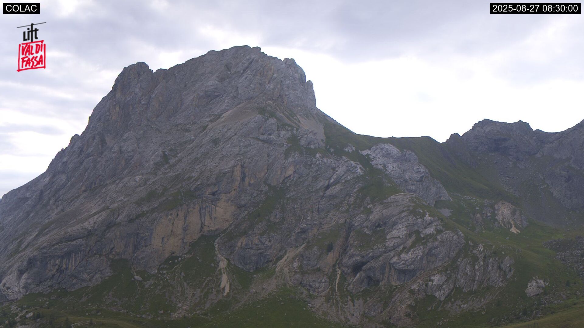 immagine della webcam nei dintorni di Alpe di Siusi: webcam Alba di Canazei