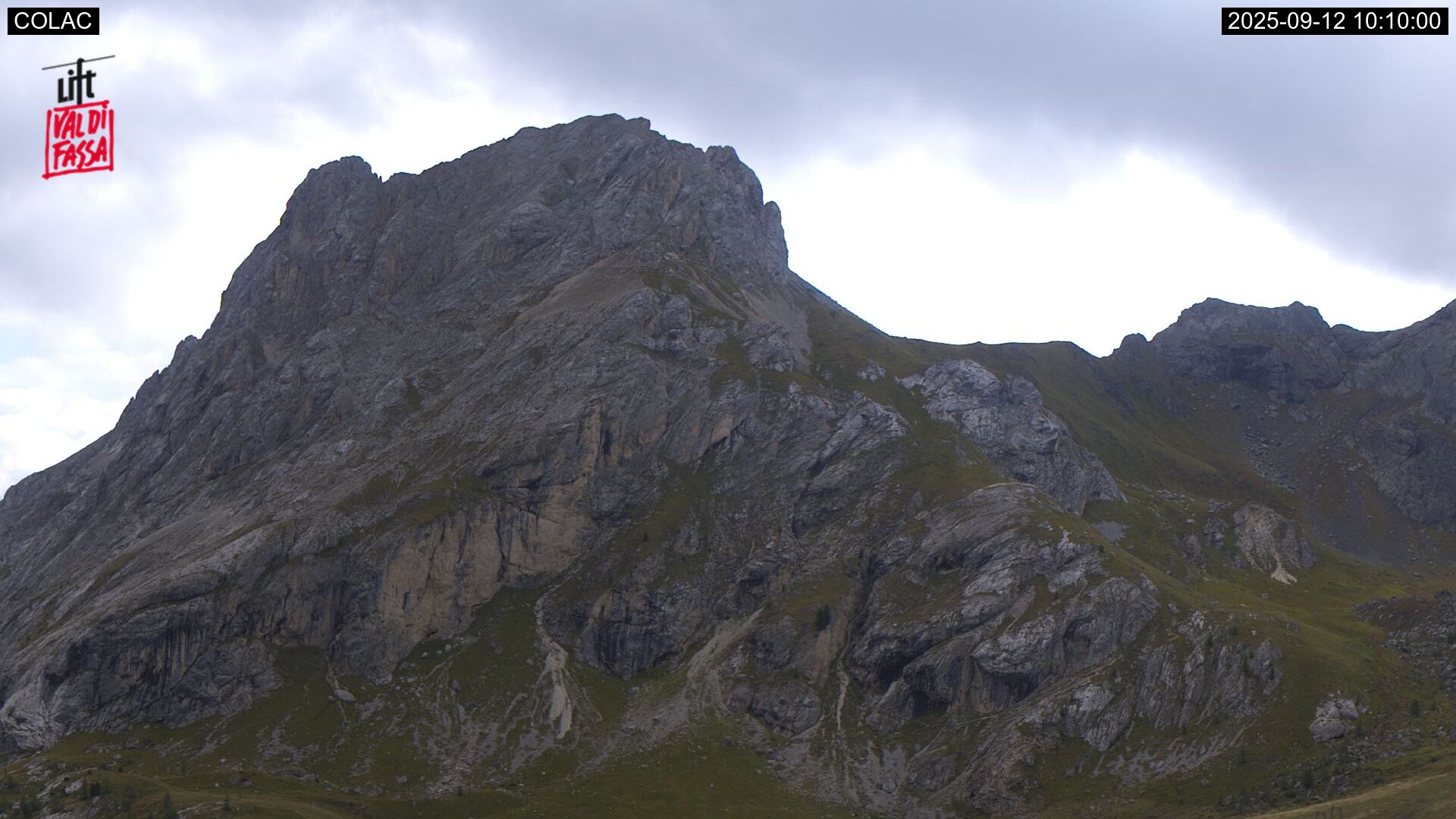 immagine della webcam nei dintorni di Corvara in Badia: webcam Ciampac Alba