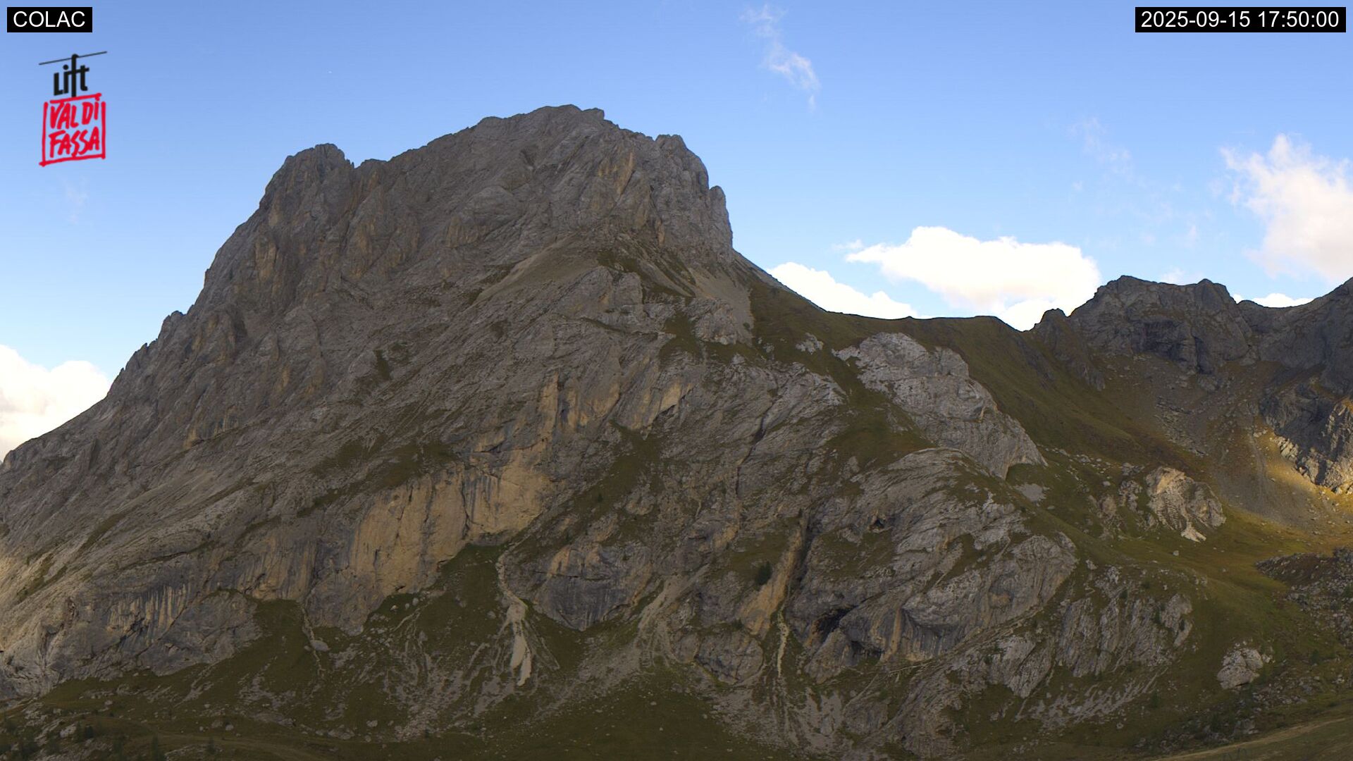 immagine della webcam nei dintorni di Moena: webcam Cima Portavescovo