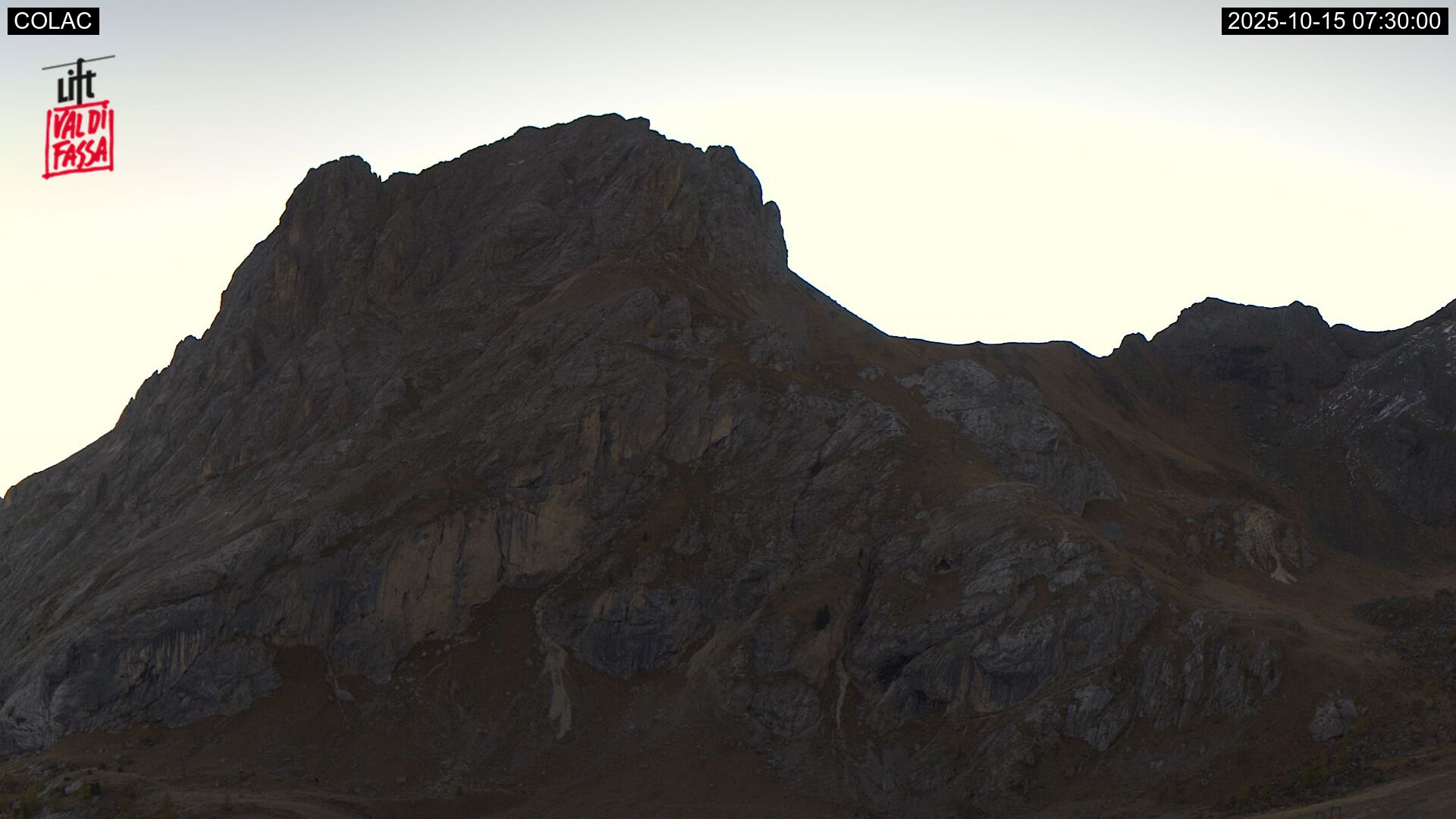 immagine della webcam nei dintorni di Alba di Canazei: webcam Ciampac Alba