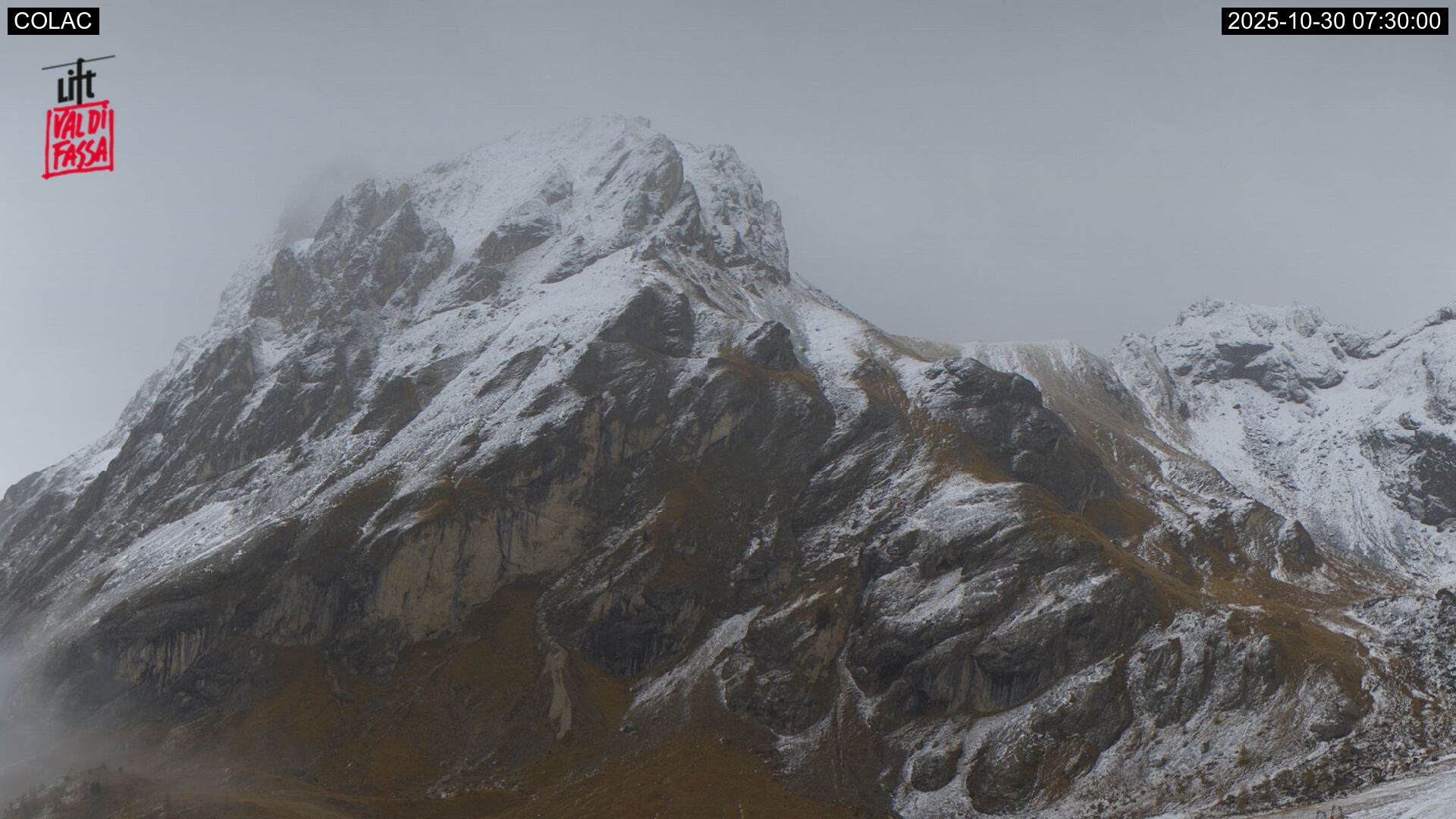 immagine della webcam nei dintorni di Corvara in Badia: webcam Ciampac Alba
