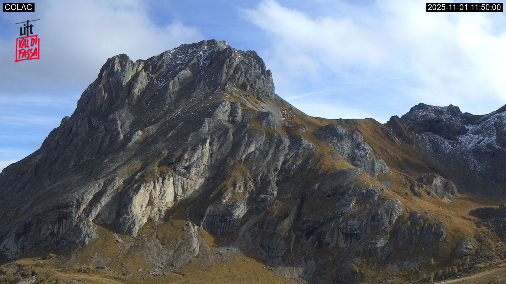 immagine della webcam nei dintorni di Canale d'Agordo: webcam Penia di Canazei