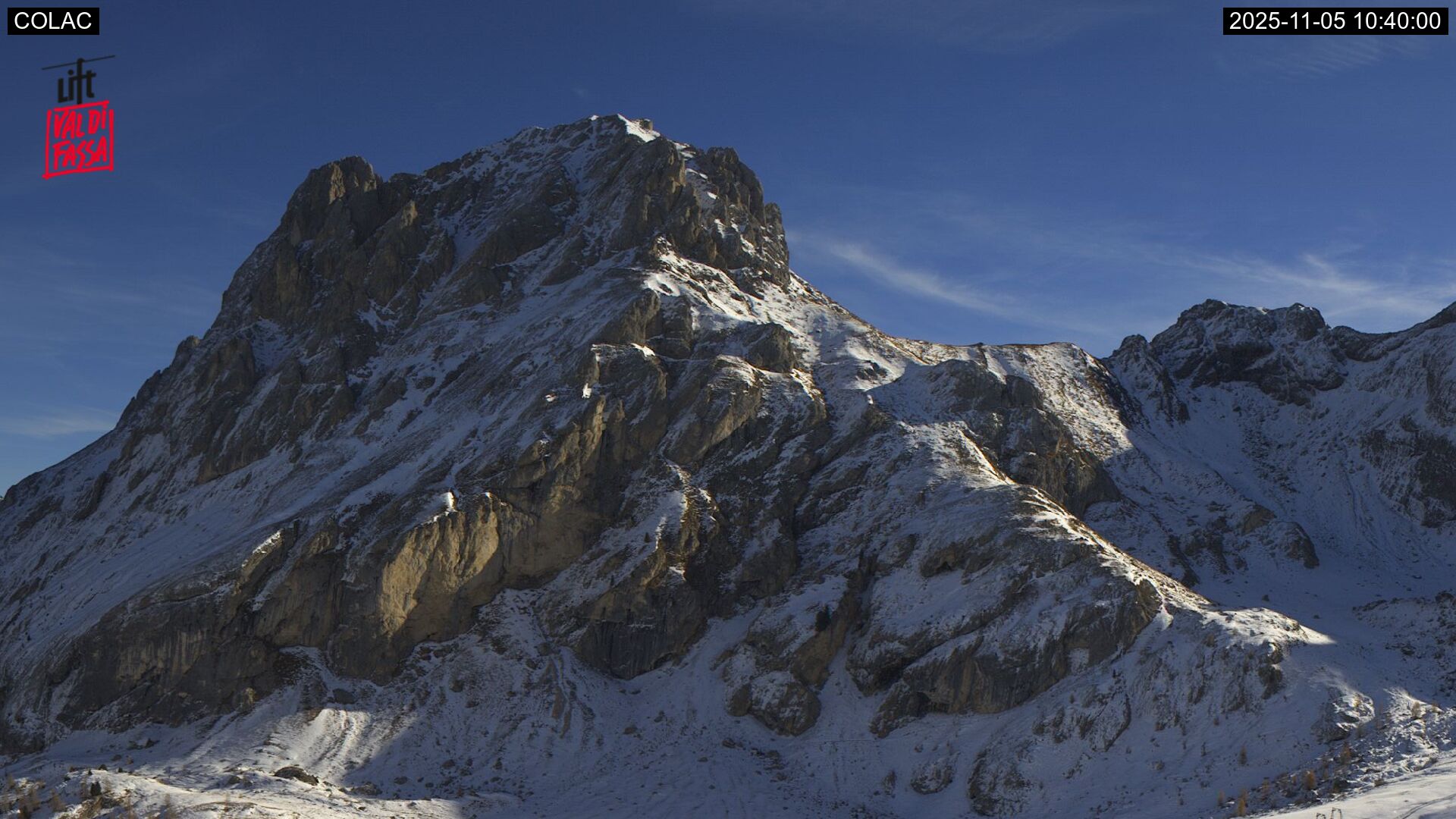 immagine della webcam nei dintorni di Ski Area Alpe Lusia: webcam Cima Portavescovo