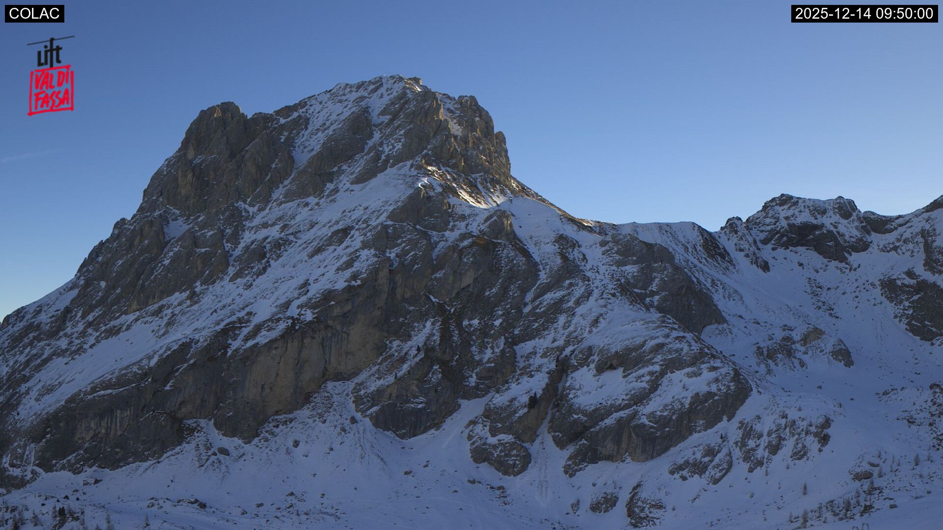 immagine della webcam nei dintorni di Moena: webcam Cima Portavescovo