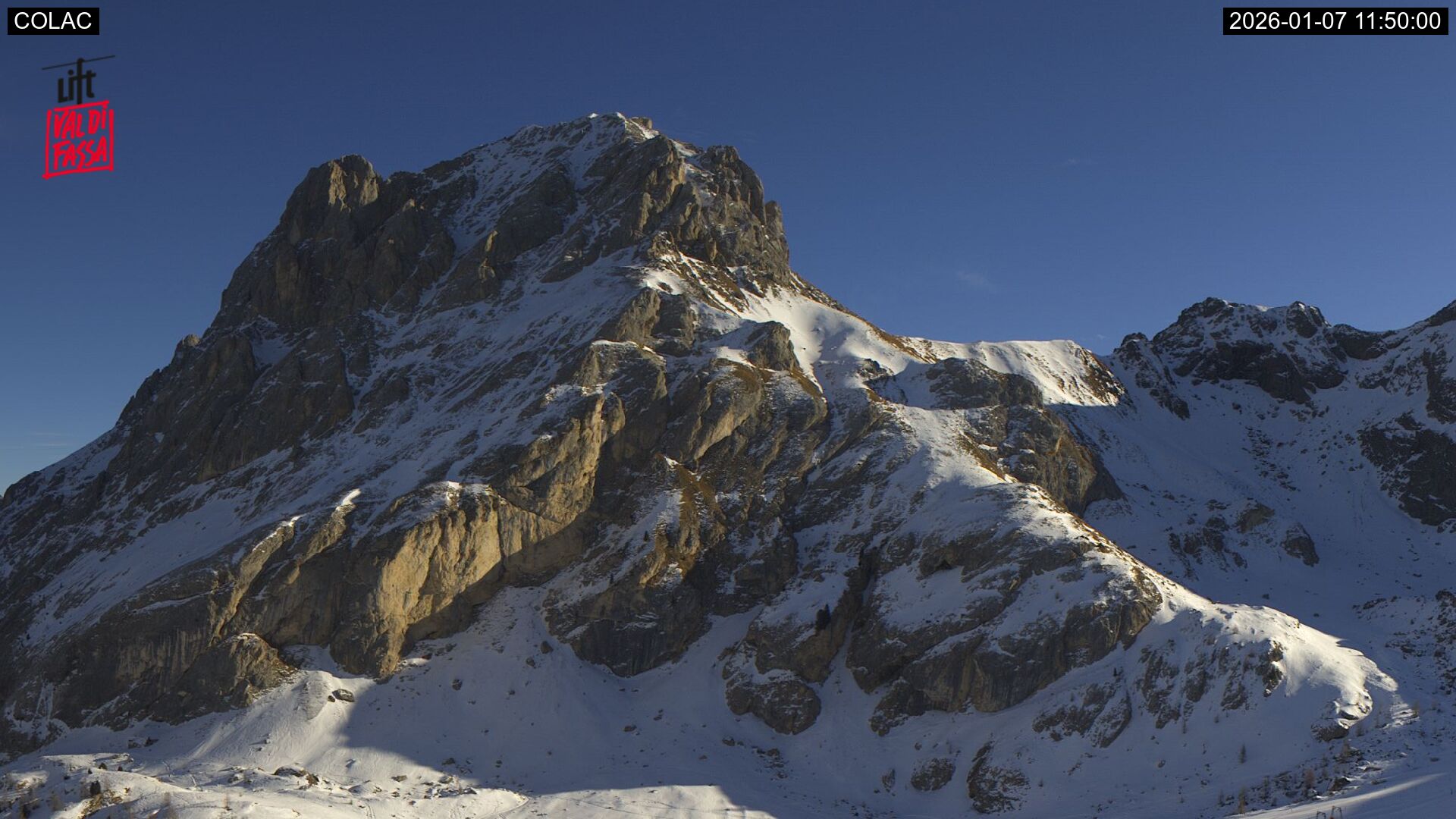 immagine della webcam nei dintorni di Malga Ciapela: webcam Penia di Canazei