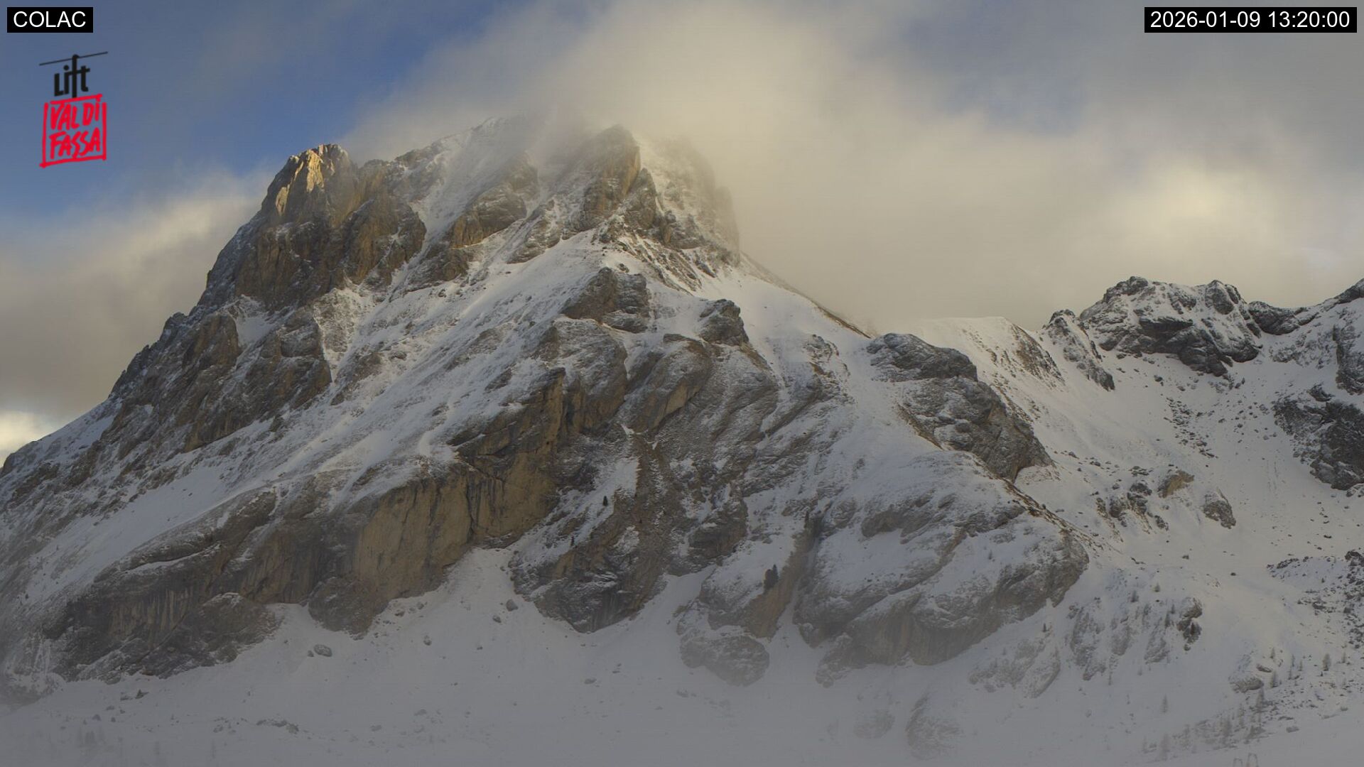 immagine della webcam nei dintorni di Malga Ciapela: webcam Penia di Canazei