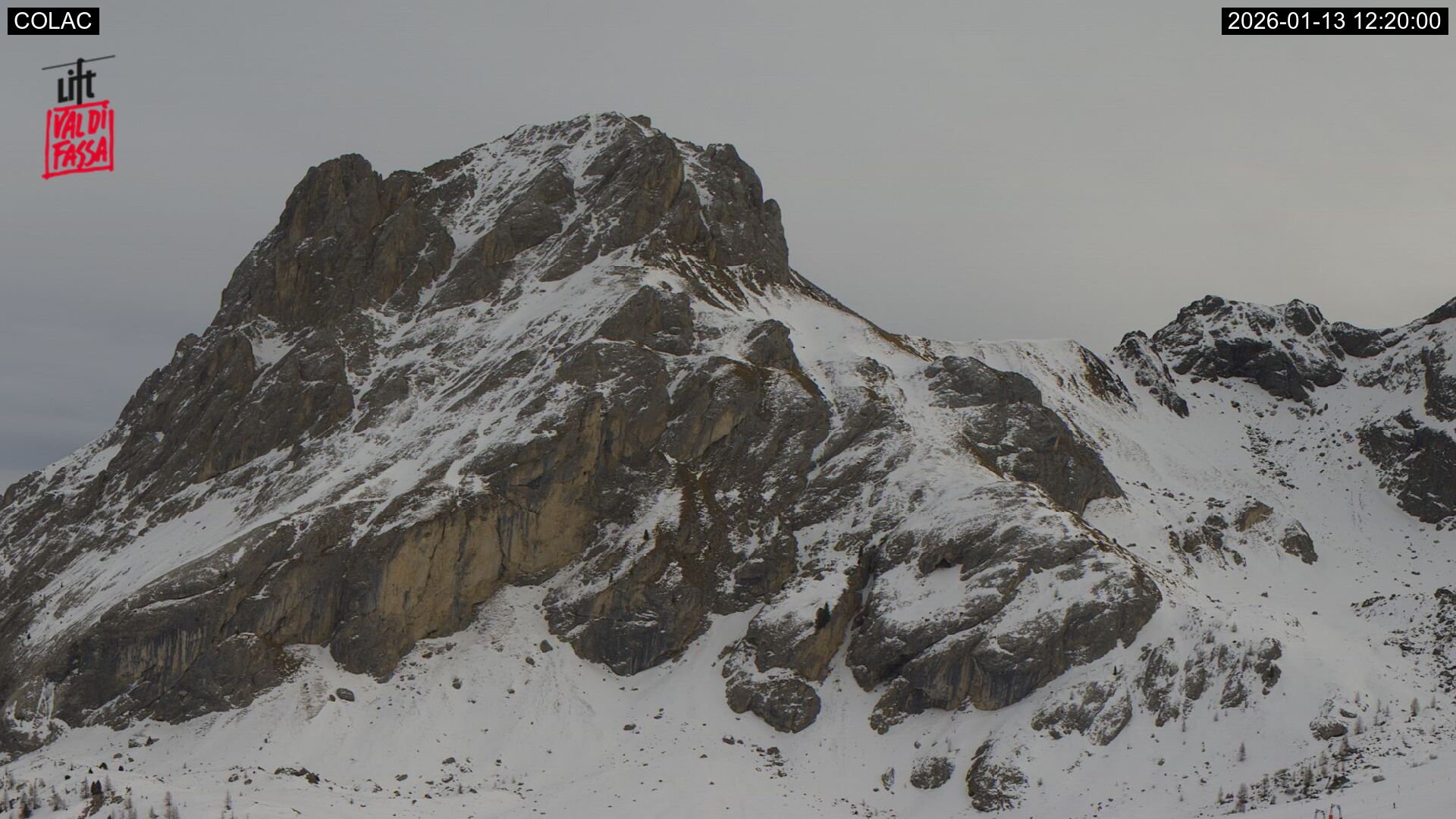 immagine della webcam nei dintorni di Canale d'Agordo: webcam Penia di Canazei