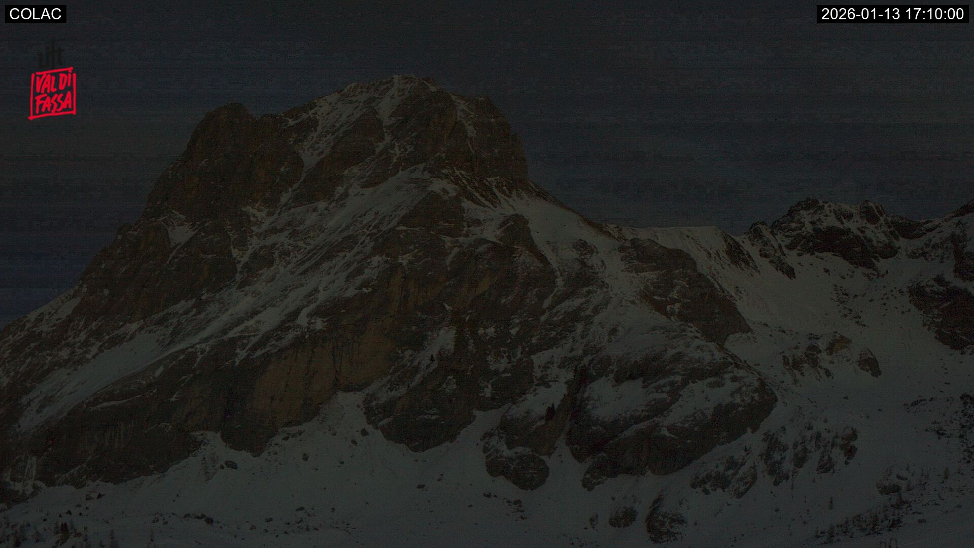 immagine della webcam nei dintorni di Cima Pisciadu': webcam Alba di Canazei