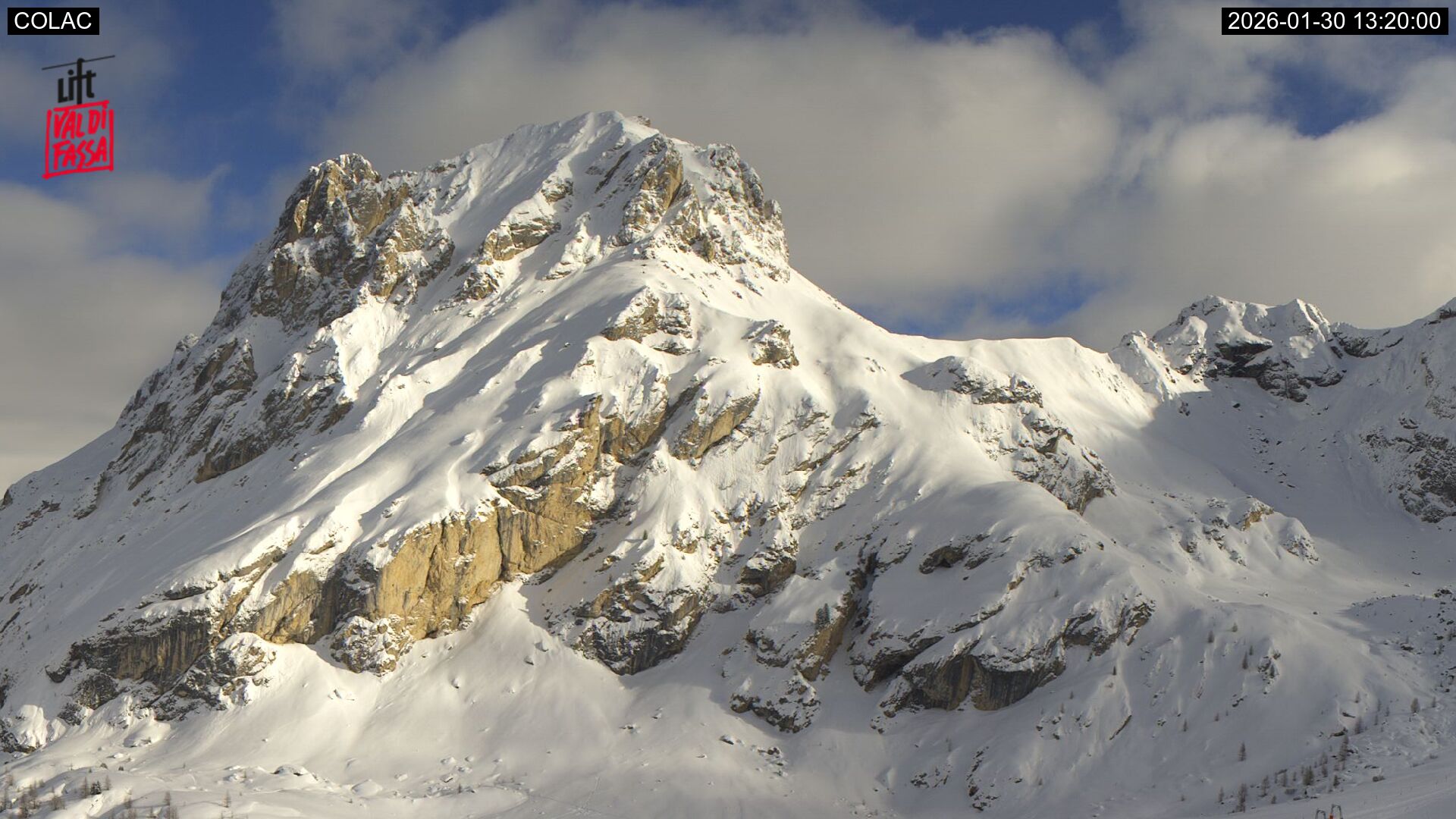 immagine della webcam nei dintorni di Ciampac: webcam Alba di Canazei