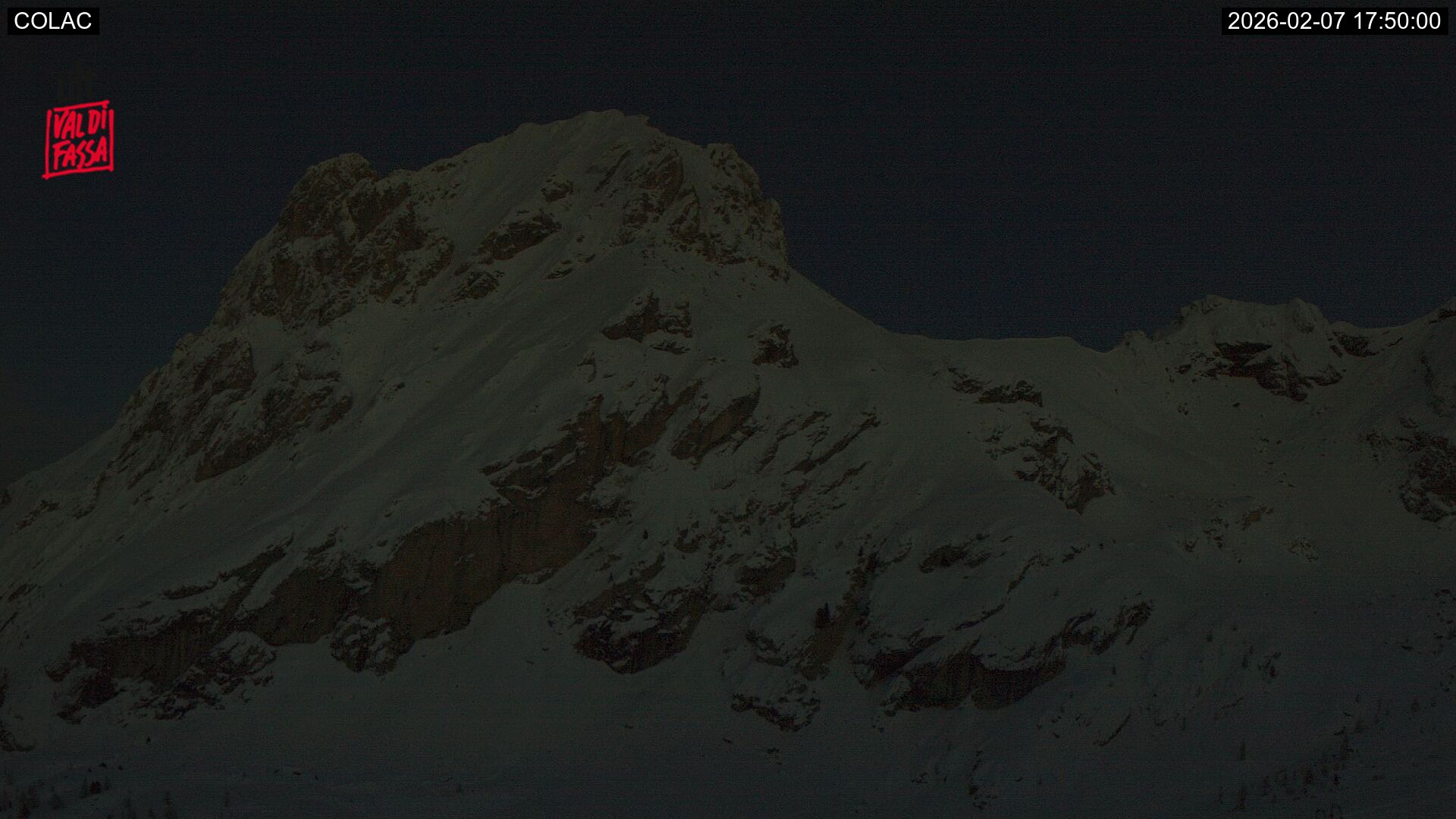 immagine della webcam nei dintorni di Corvara in Badia: webcam Ciampac Alba