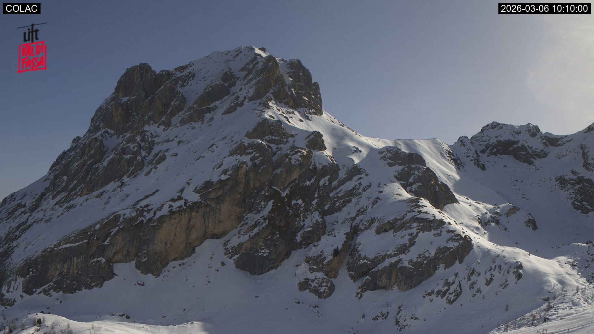 immagine della webcam nei dintorni di Canale d'Agordo: webcam Penia di Canazei