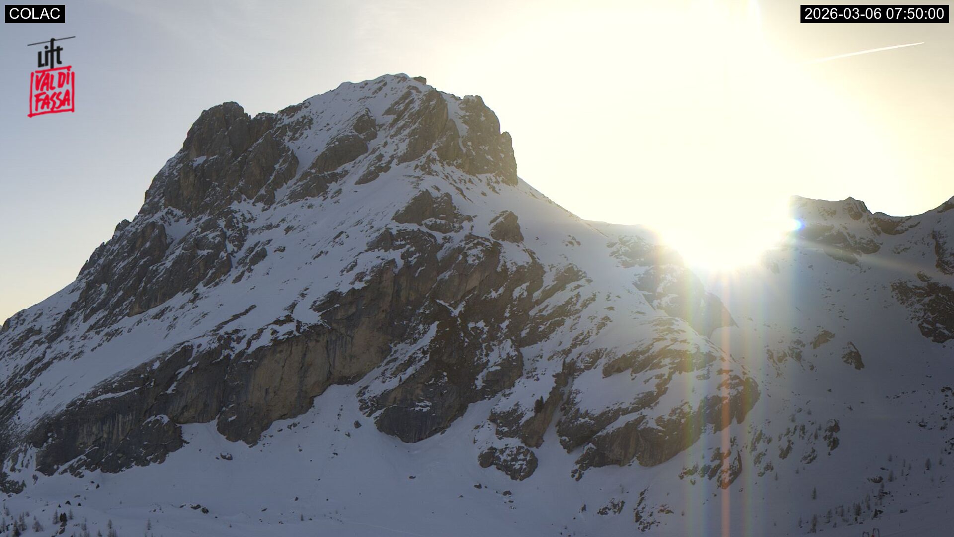 immagine della webcam nei dintorni di Vigo di Fassa: webcam Cima Portavescovo