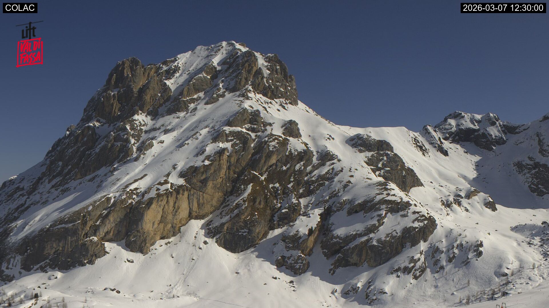 immagine della webcam nei dintorni di Pozza di Fassa: webcam Cima Portavescovo