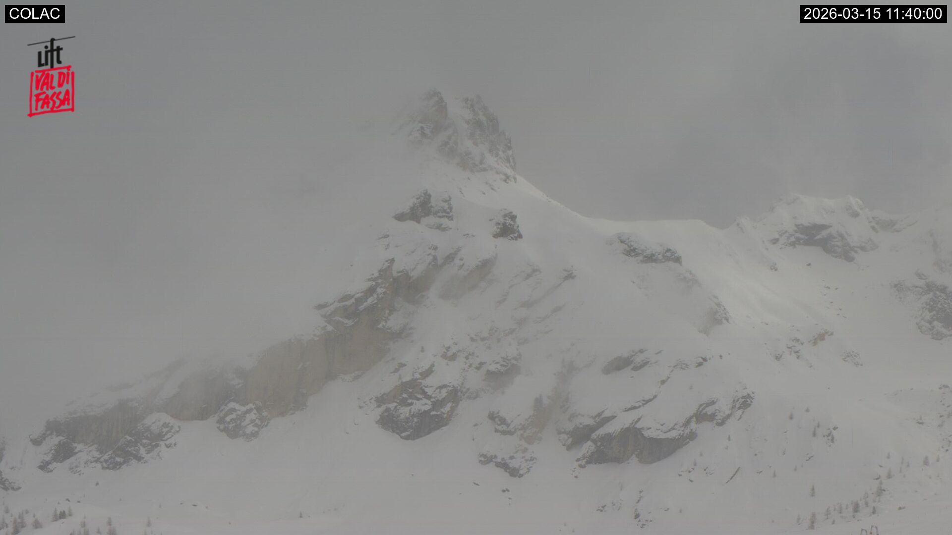 immagine della webcam nei dintorni di Ortisei: webcam Canazei