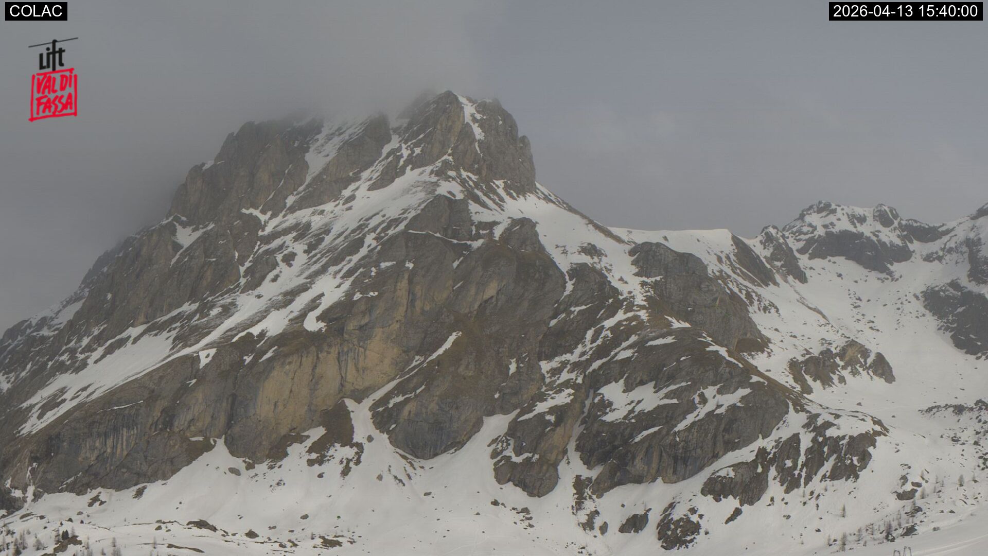 immagine della webcam nei dintorni di Corvara in Badia: webcam Canazei