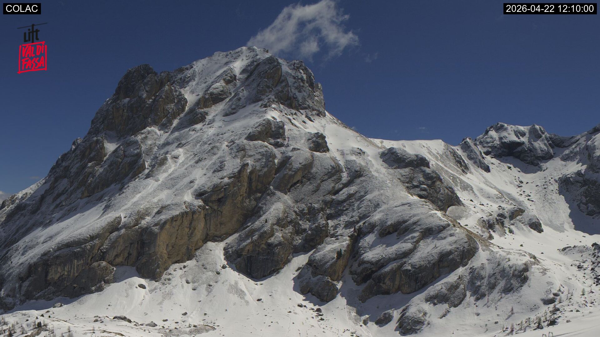 immagine della webcam nei dintorni di La Villa: webcam Canazei