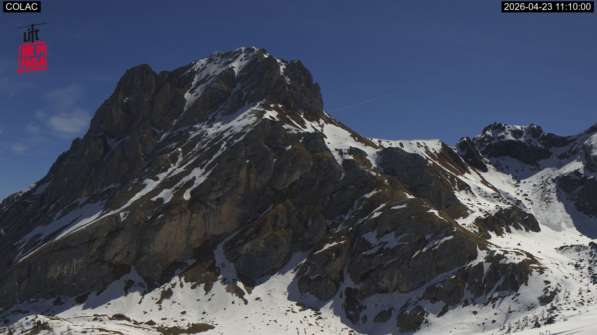 immagine della webcam nei dintorni di Santa Cristina Valgardena: webcam Canazei