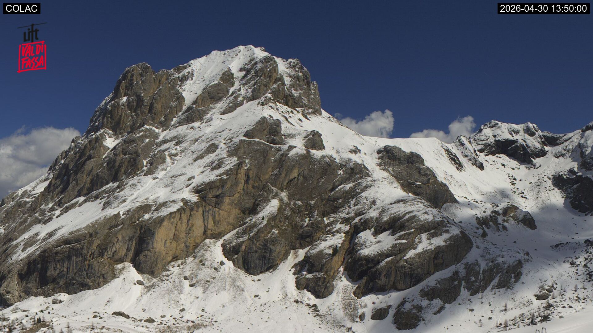 immagine della webcam nei dintorni di Cima Portavescovo: webcam Canazei