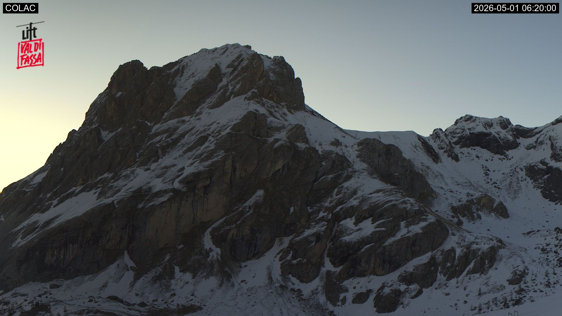 immagine della webcam nei dintorni di Cima Pisciadu': webcam Canazei