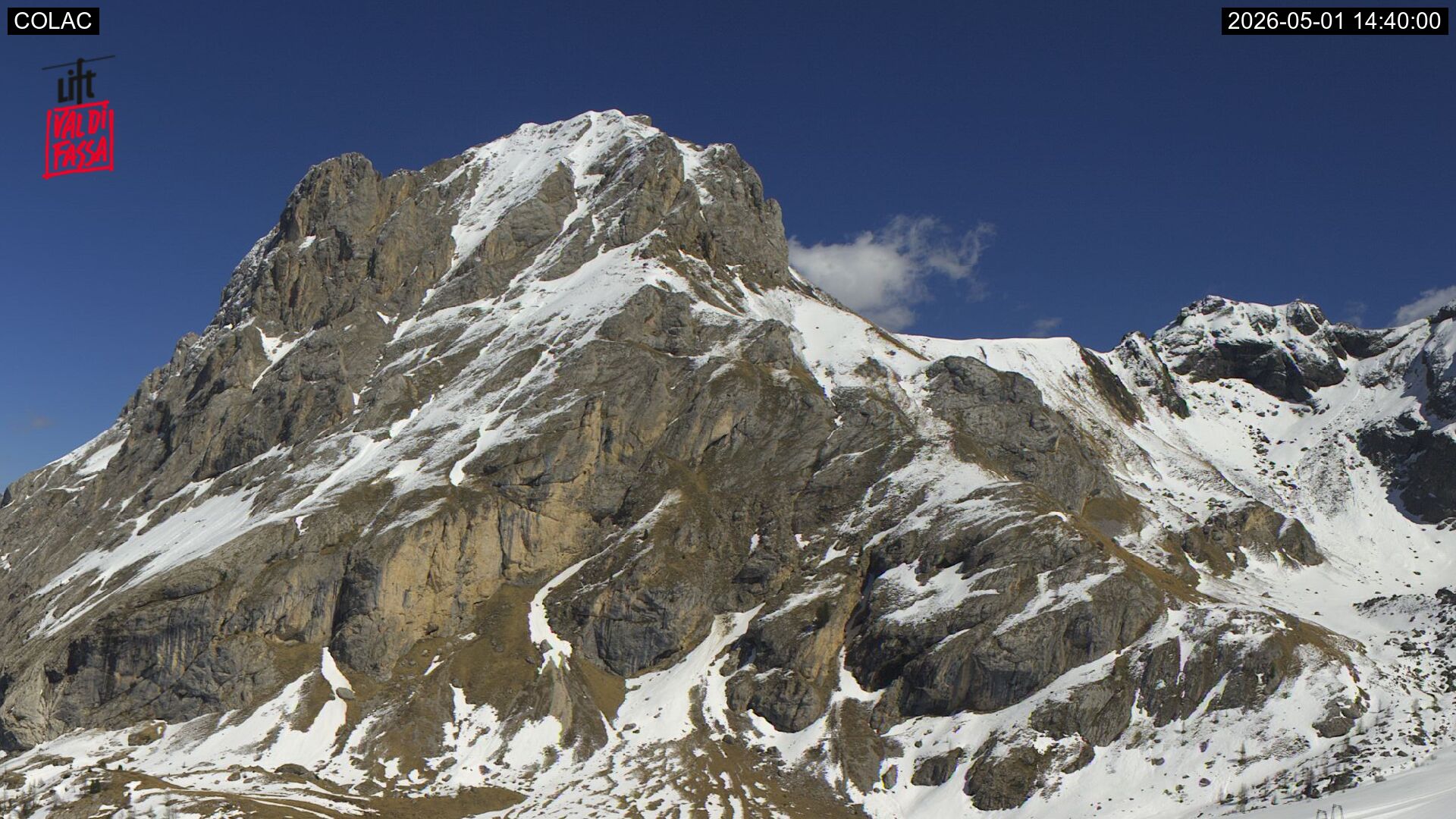 immagine della webcam nei dintorni di Bulla: webcam Canazei
