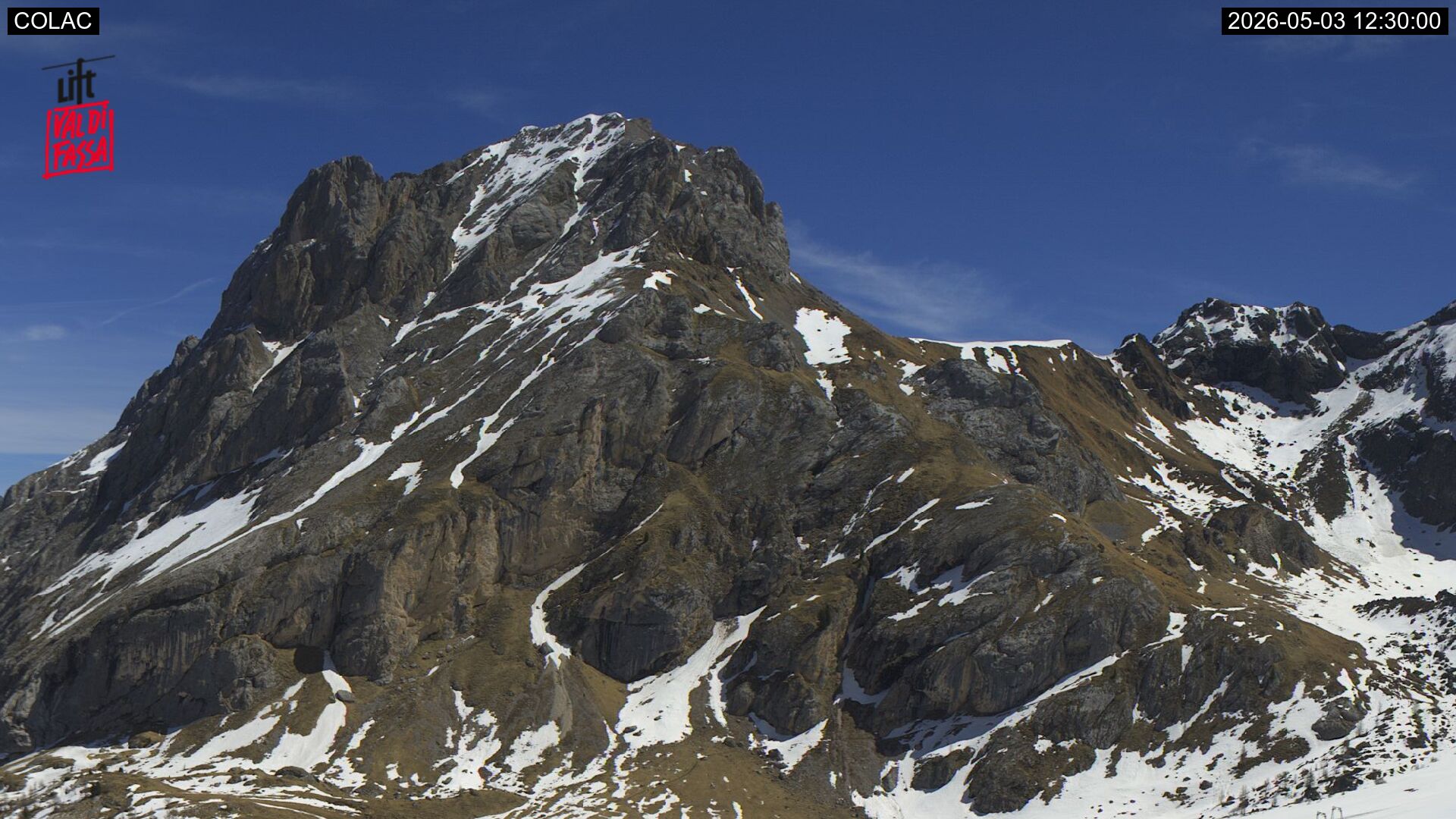 immagine della webcam nei dintorni di Porta Vescovo: webcam Canazei