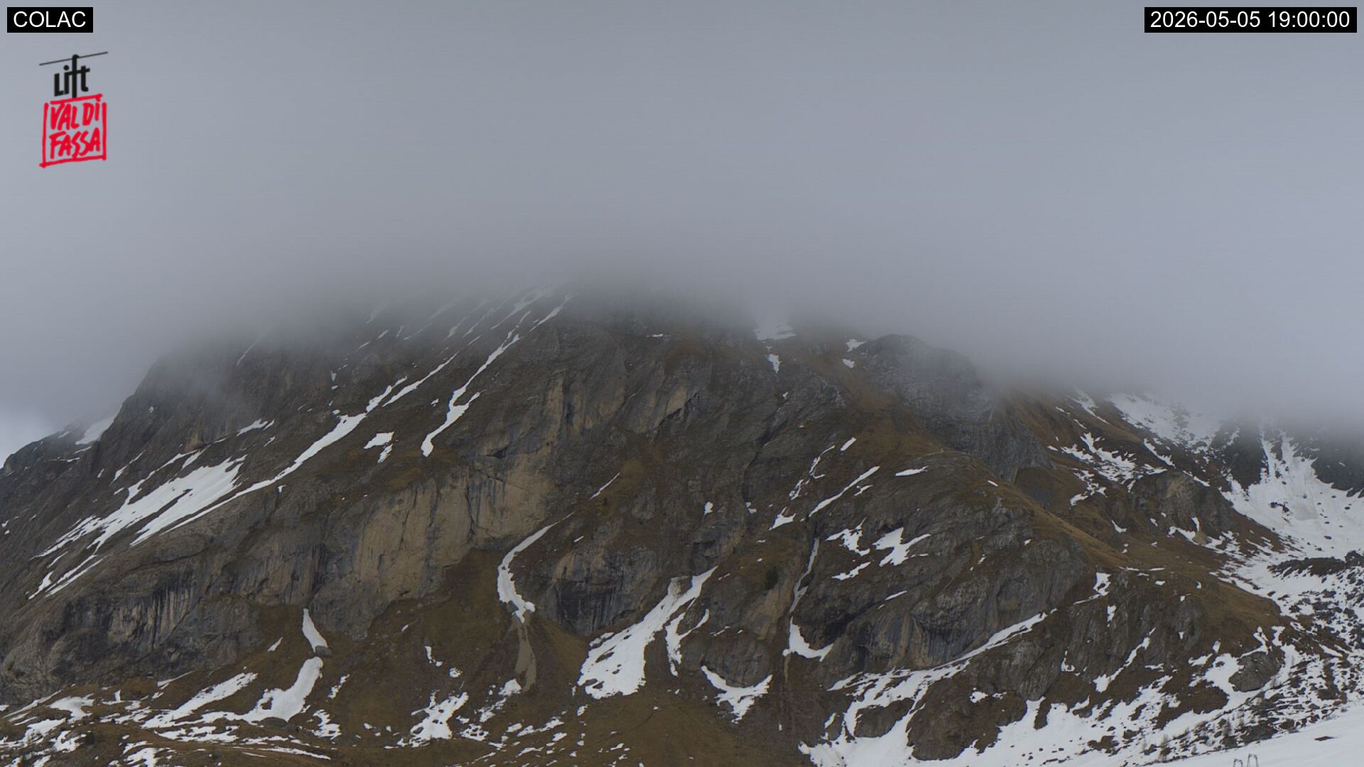 immagine della webcam nei dintorni di Cima Pisciadu': webcam Canazei