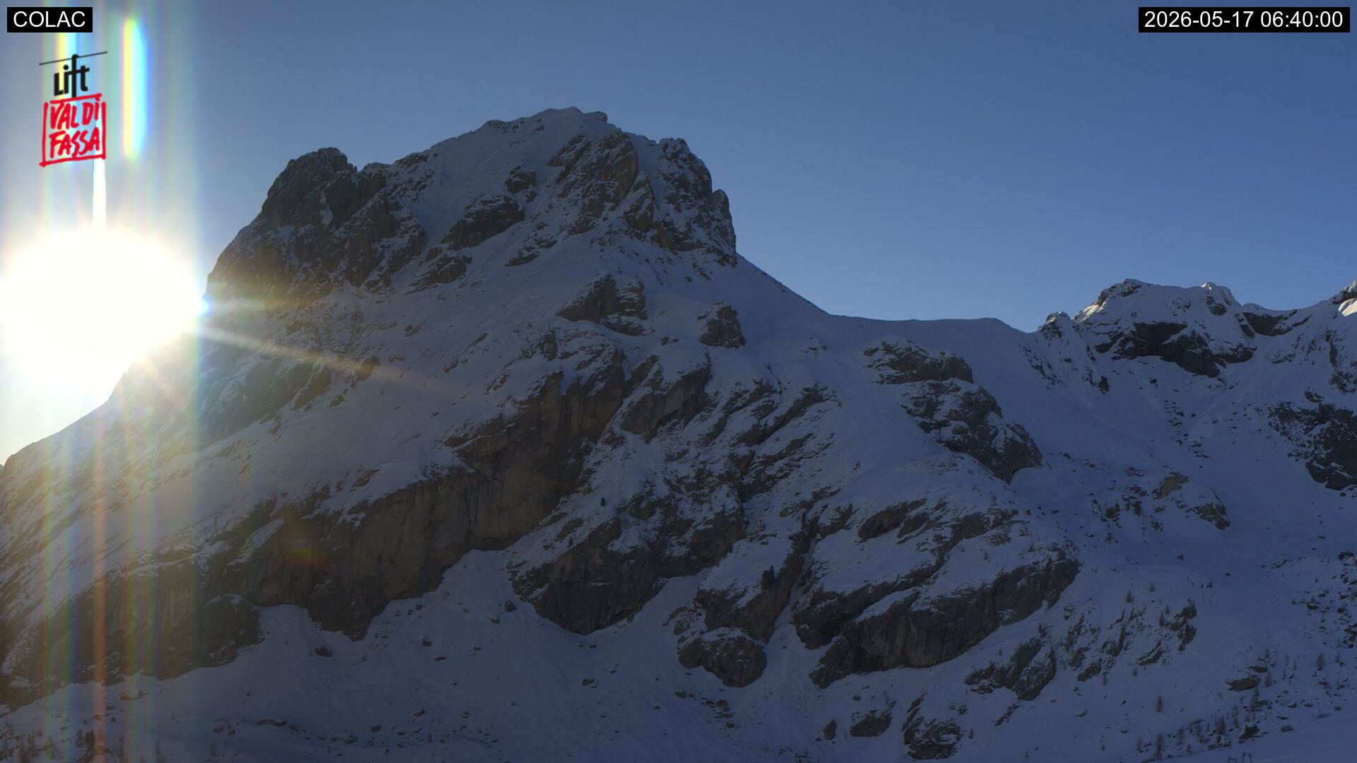 immagine della webcam nei dintorni di Malga Ciapela: webcam Canazei