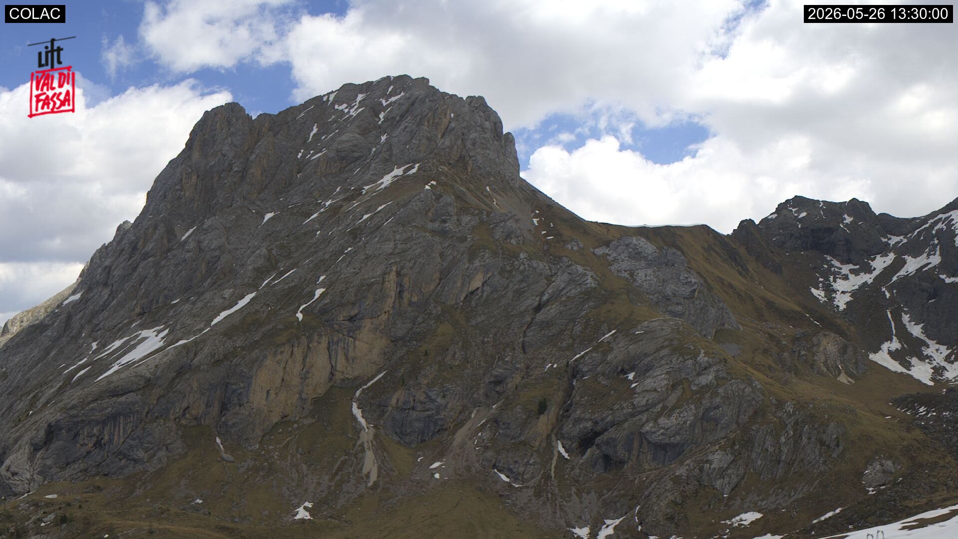 immagine della webcam nei dintorni di Ortisei: webcam Canazei