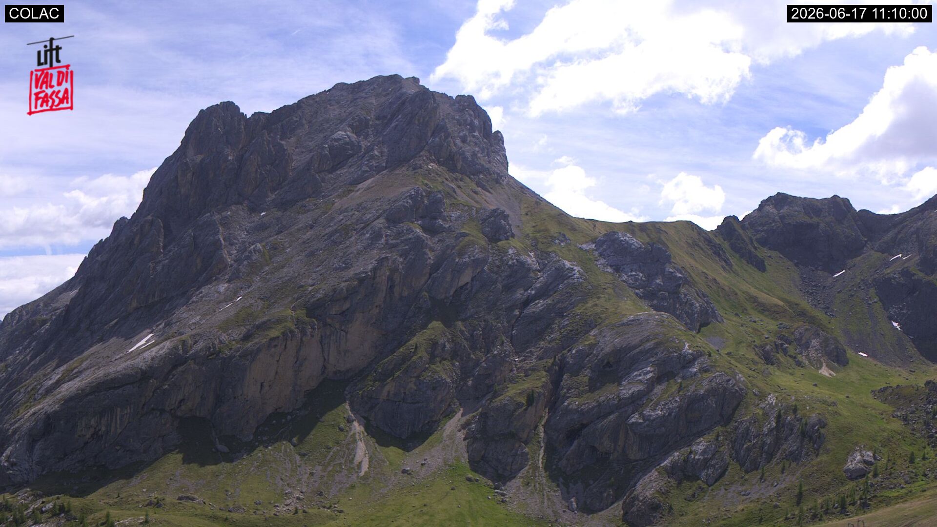 immagine della webcam nei dintorni di Vigo di Fassa: webcam Canazei