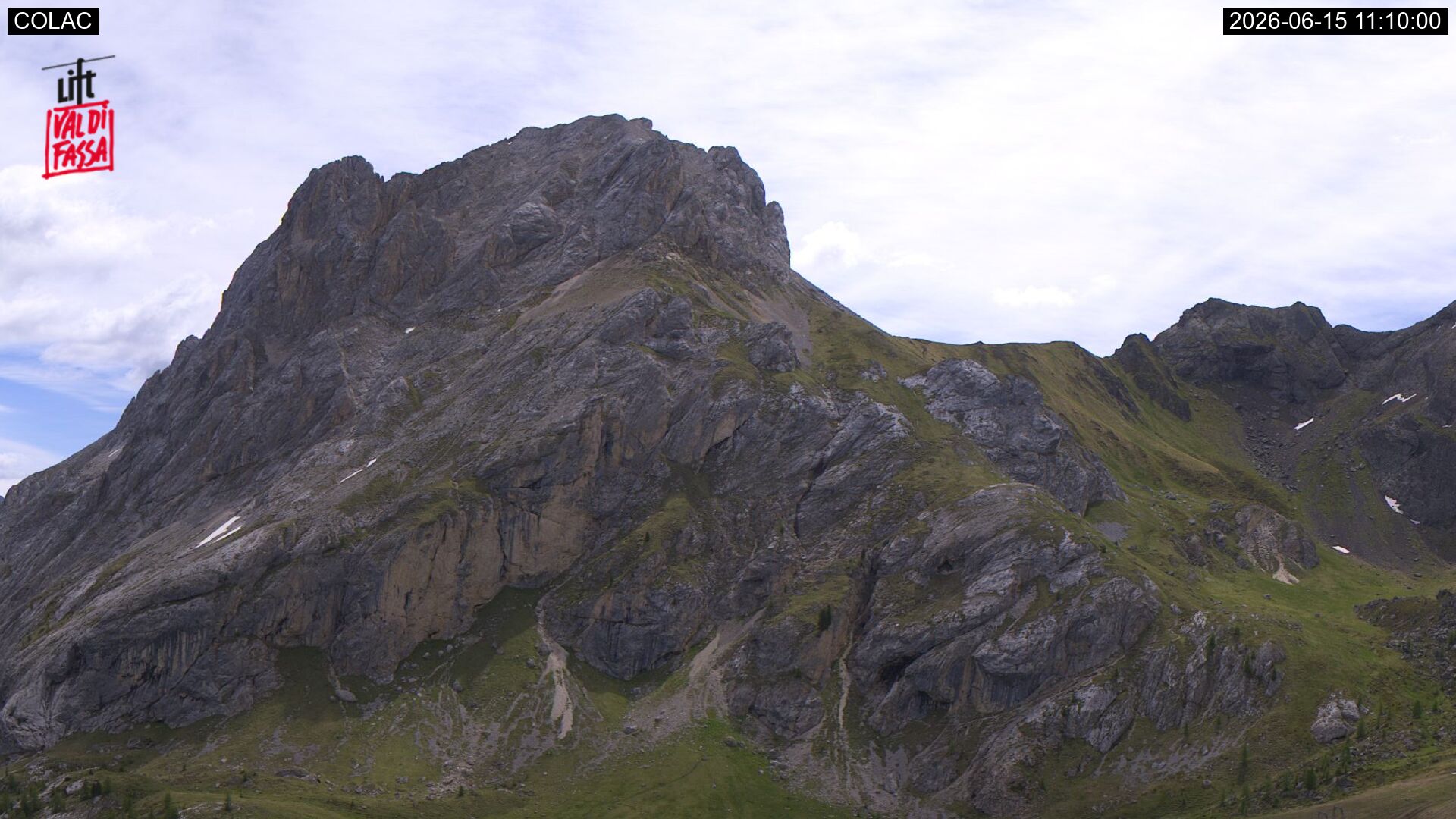 immagine della webcam nei dintorni di Moena: webcam Canazei