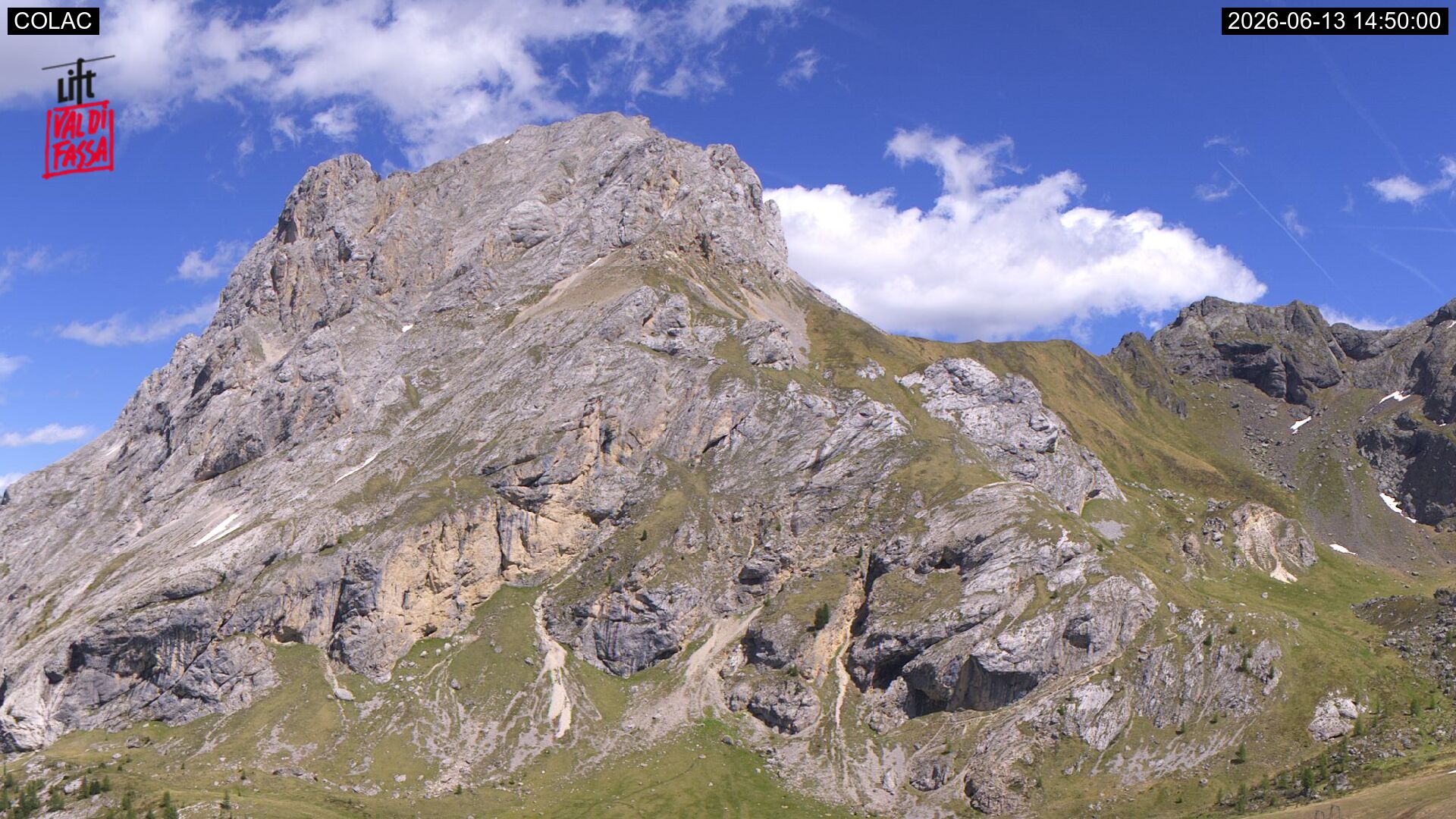 immagine della webcam nei dintorni di Alta Badia: webcam Canazei