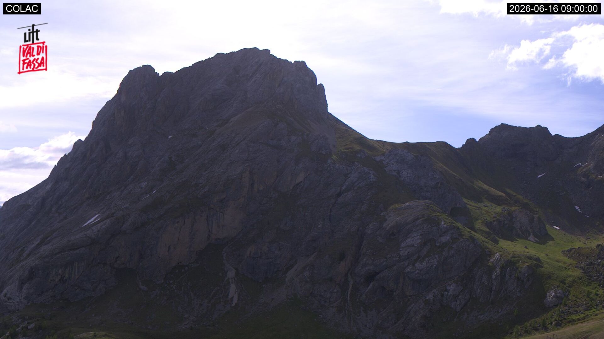 immagine della webcam nei dintorni di Ortisei: webcam Canazei