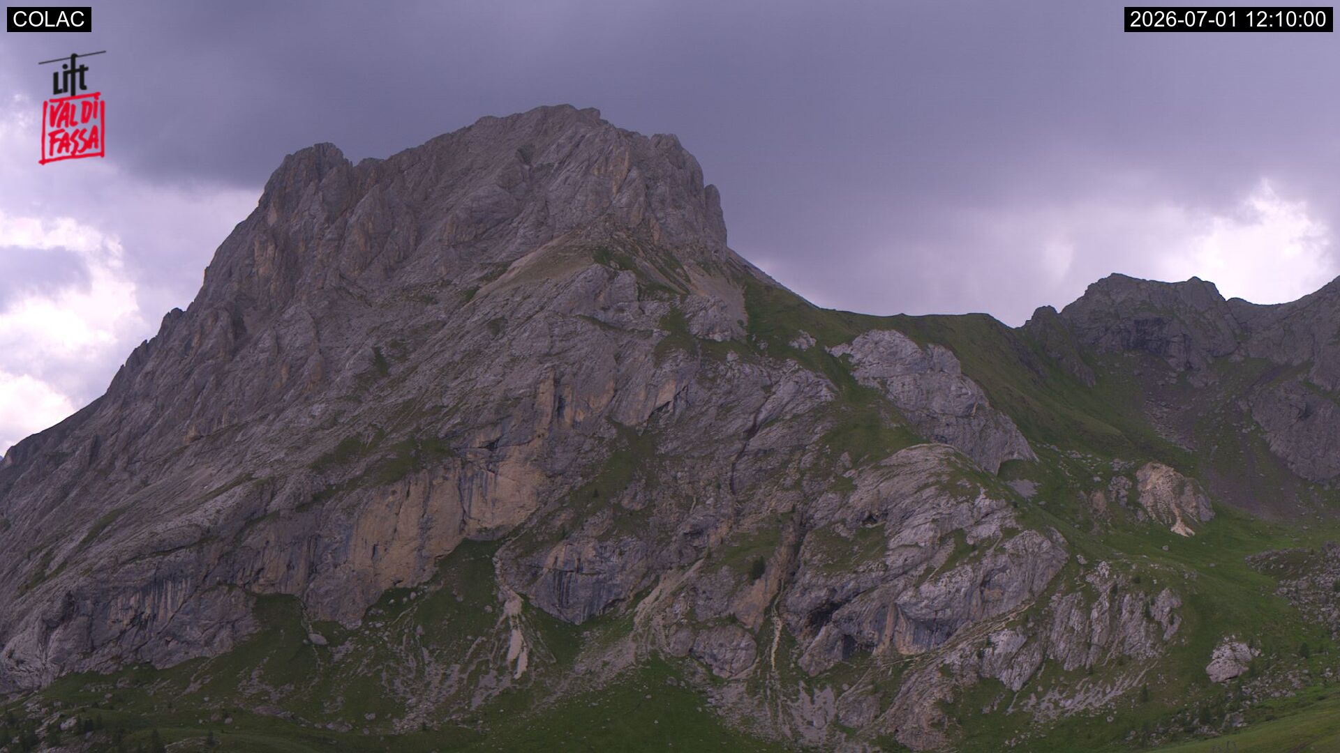 immagine della webcam nei dintorni di Malga Ciapela: webcam Canazei