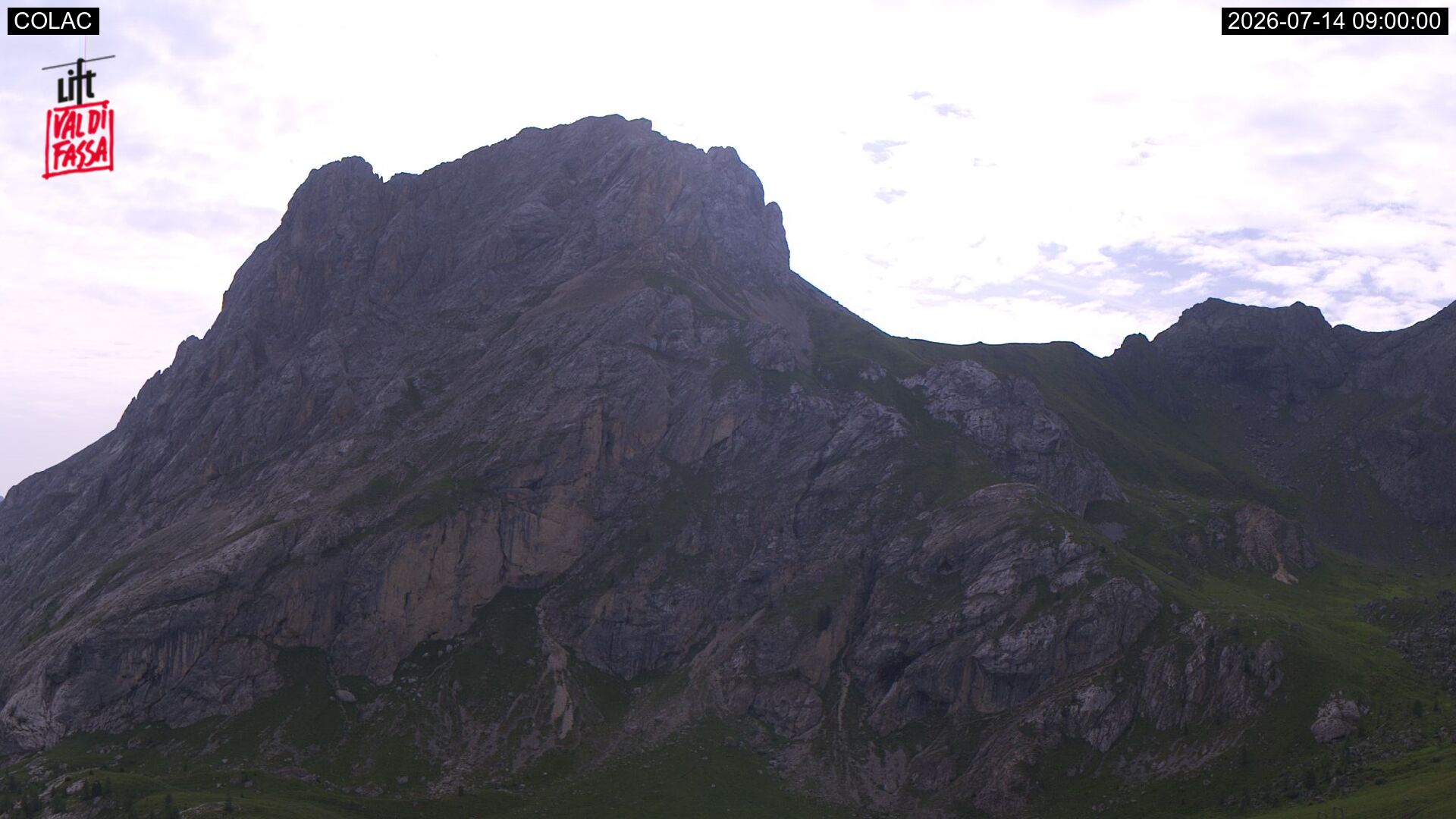 immagine della webcam nei dintorni di Pozza di Fassa: webcam Canazei