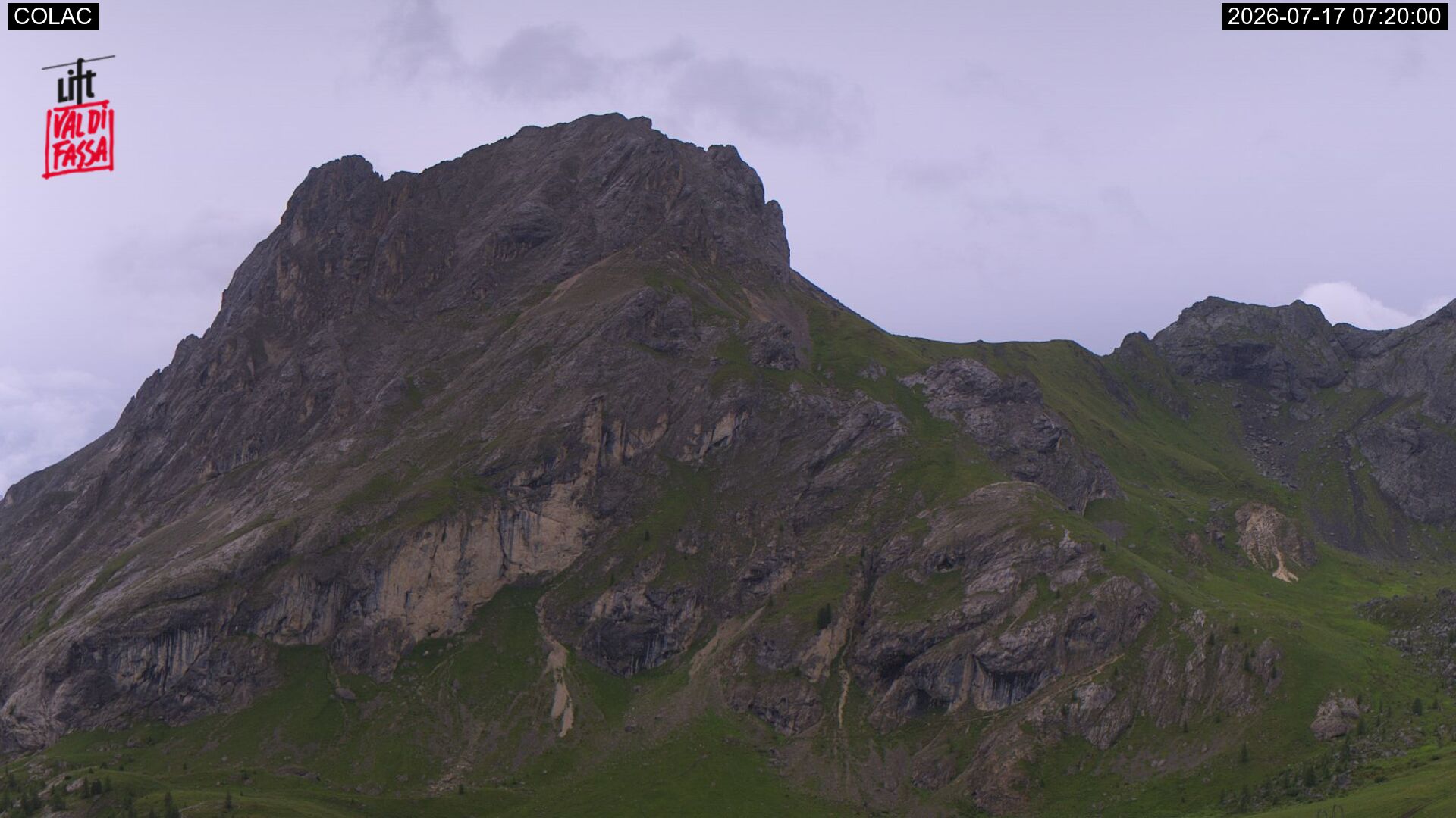immagine della webcam nei dintorni di Campitello di Fassa: webcam Canazei